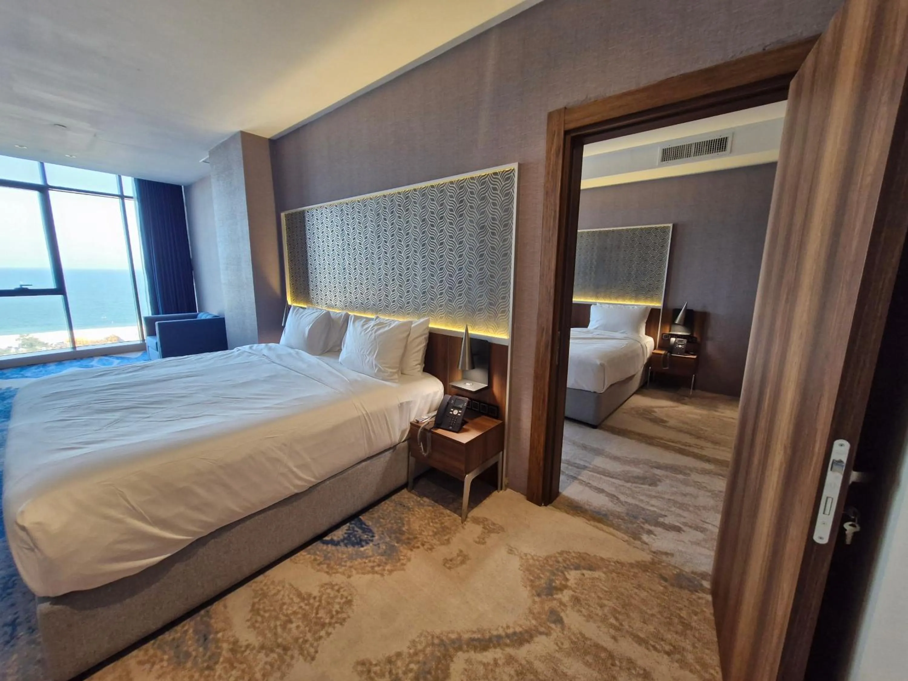 Bed in Ocean View Hotel Kuwait
