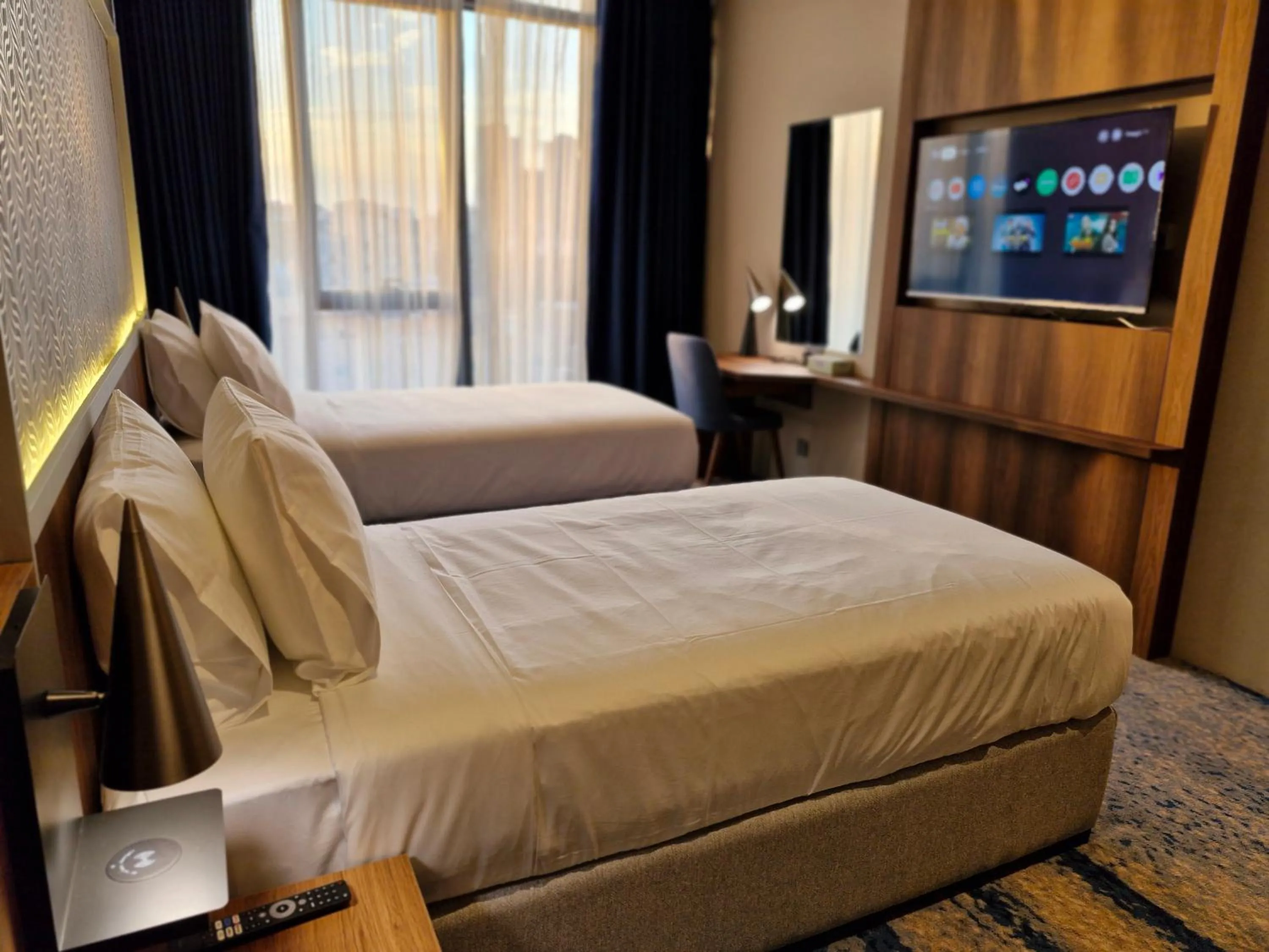 Bed in Ocean View Hotel Kuwait