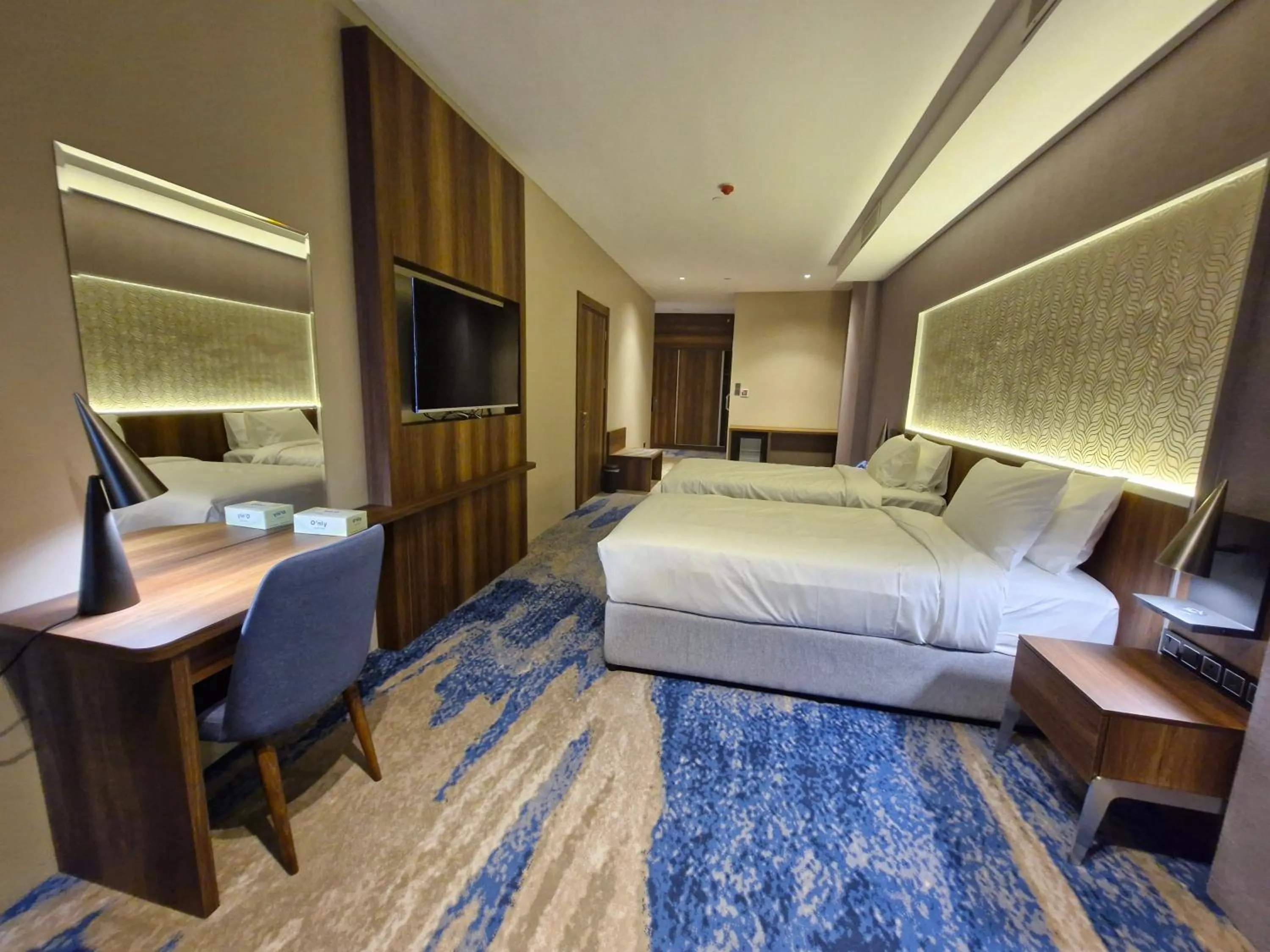 Bed in Ocean View Hotel Kuwait