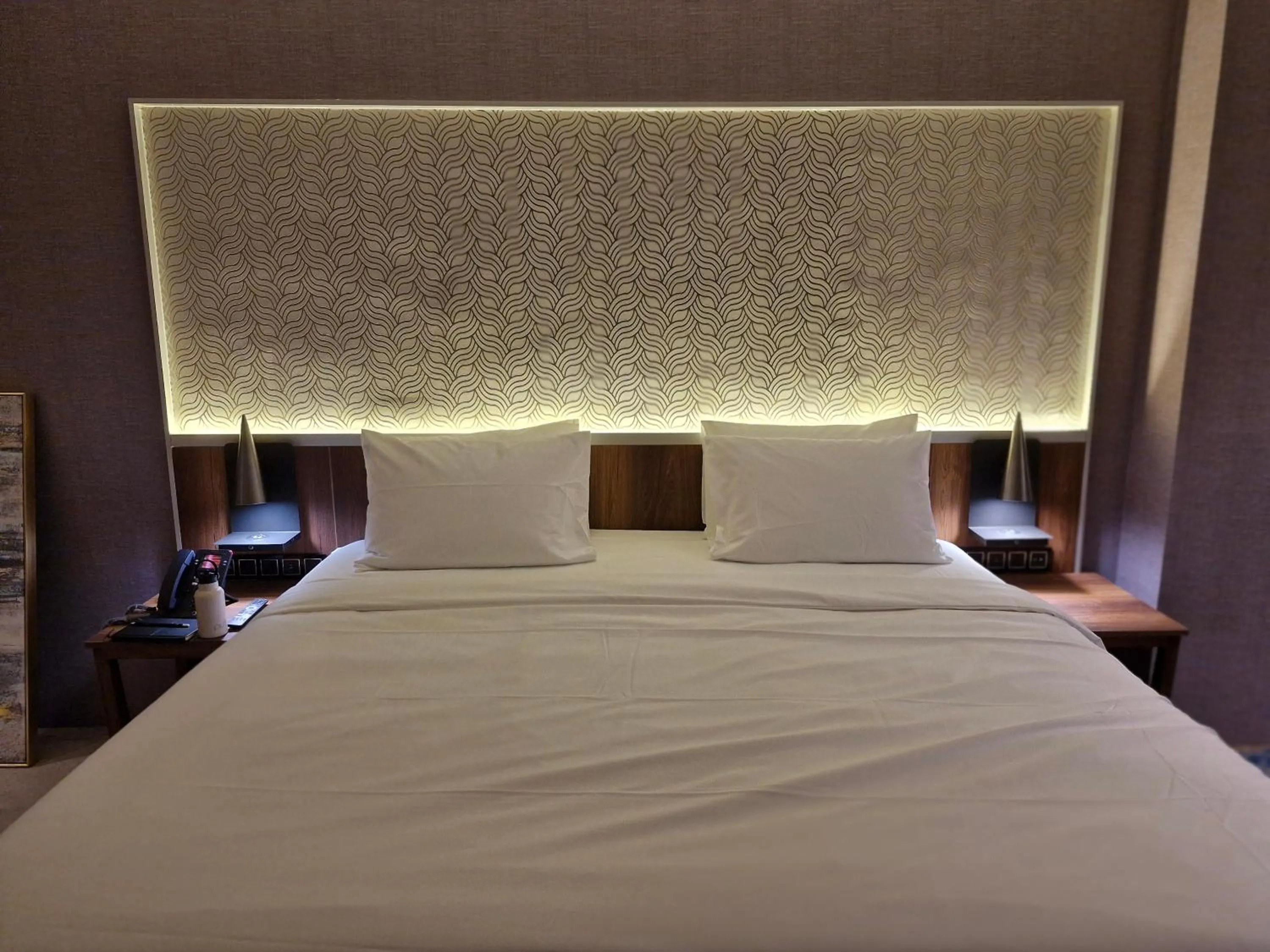 Bed in Ocean View Hotel Kuwait