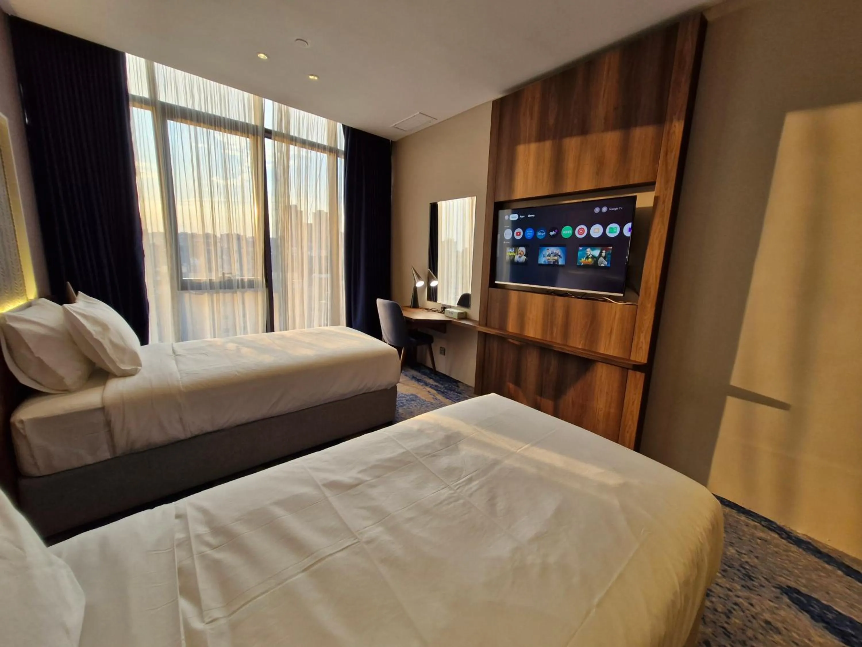 Bed in Ocean View Hotel Kuwait