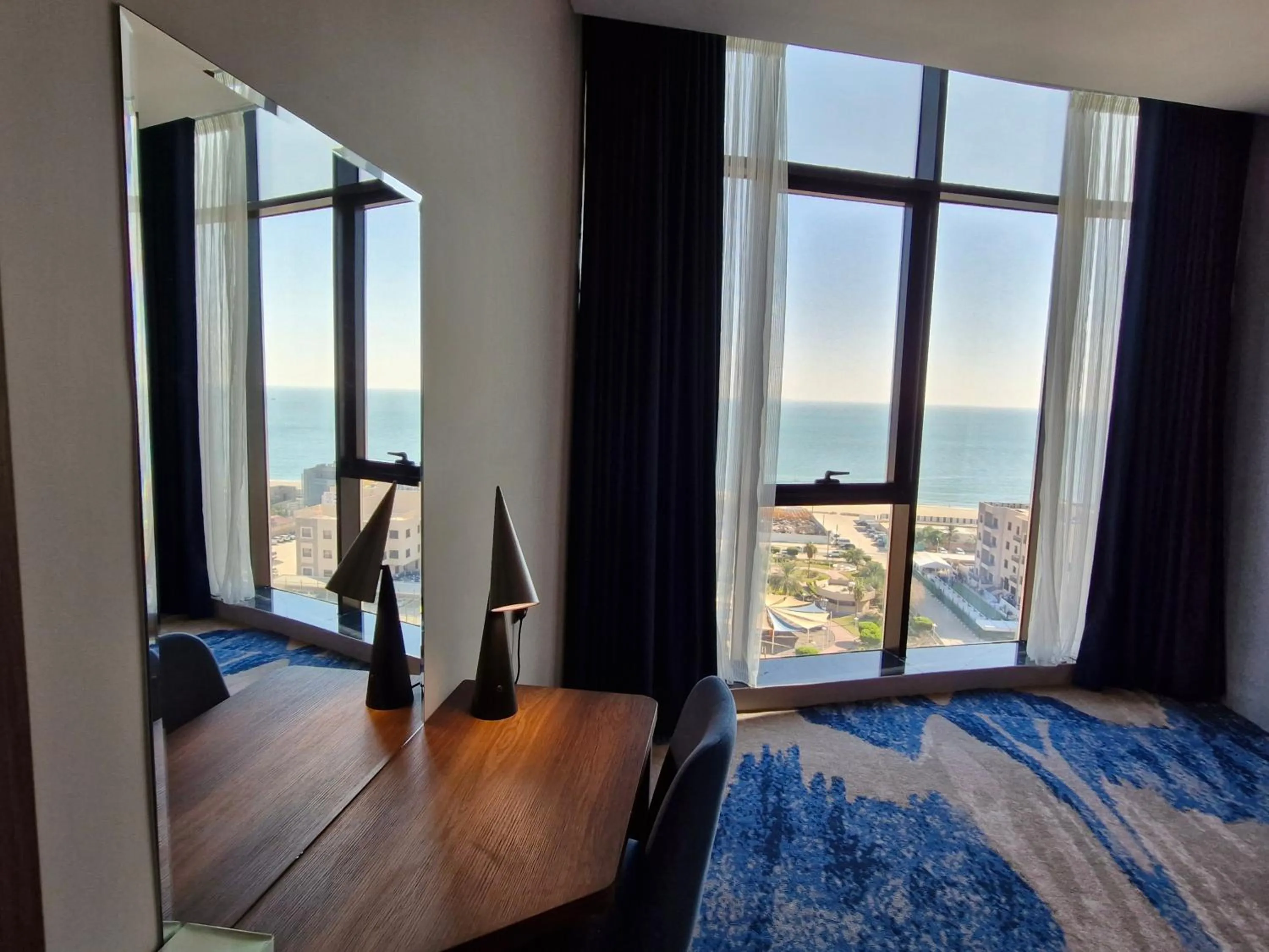 Bed in Ocean View Hotel Kuwait