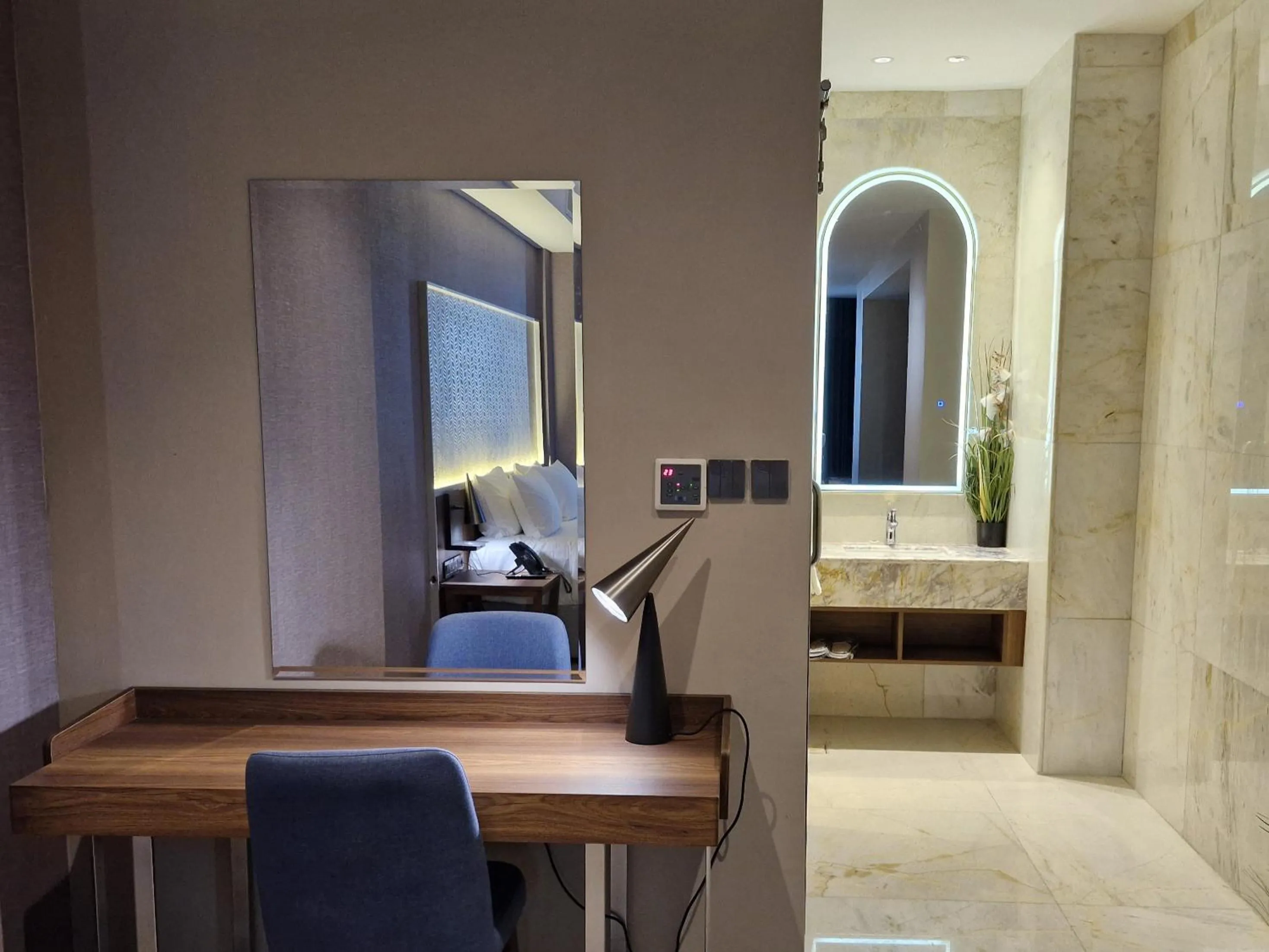 Bed in Ocean View Hotel Kuwait