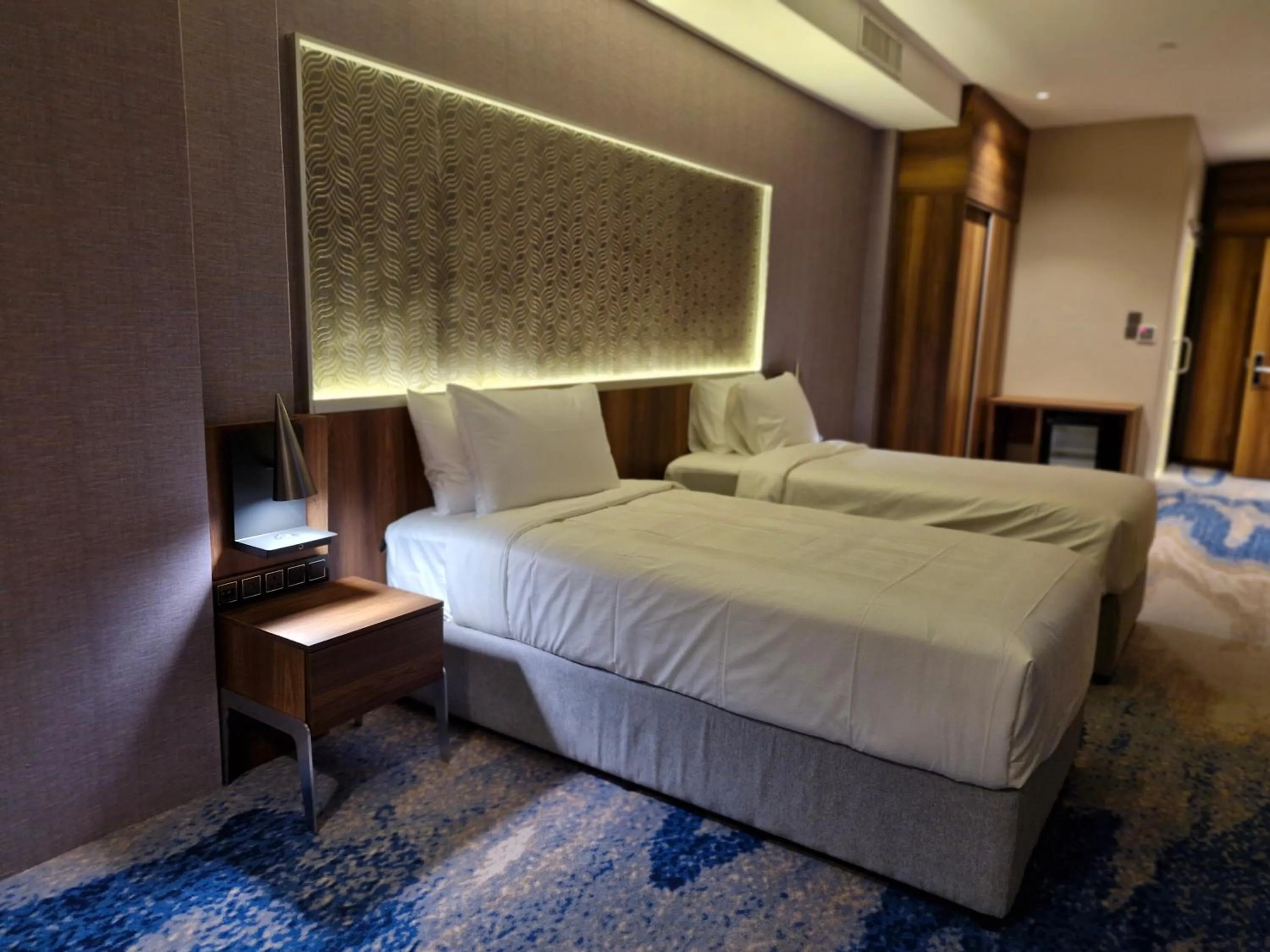 Bed in Ocean View Hotel Kuwait