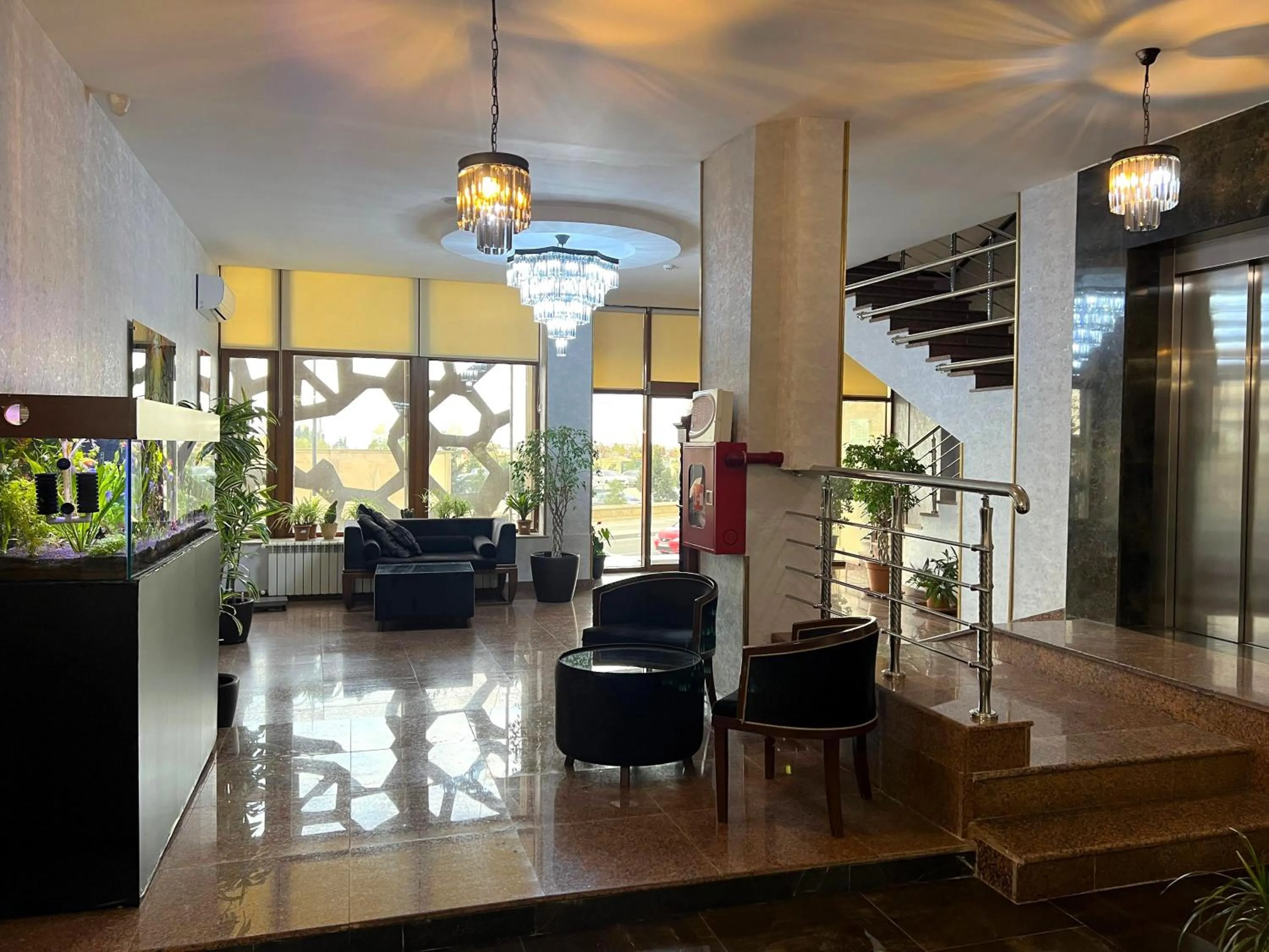Lobby or reception in Alison Boulevard Hotel