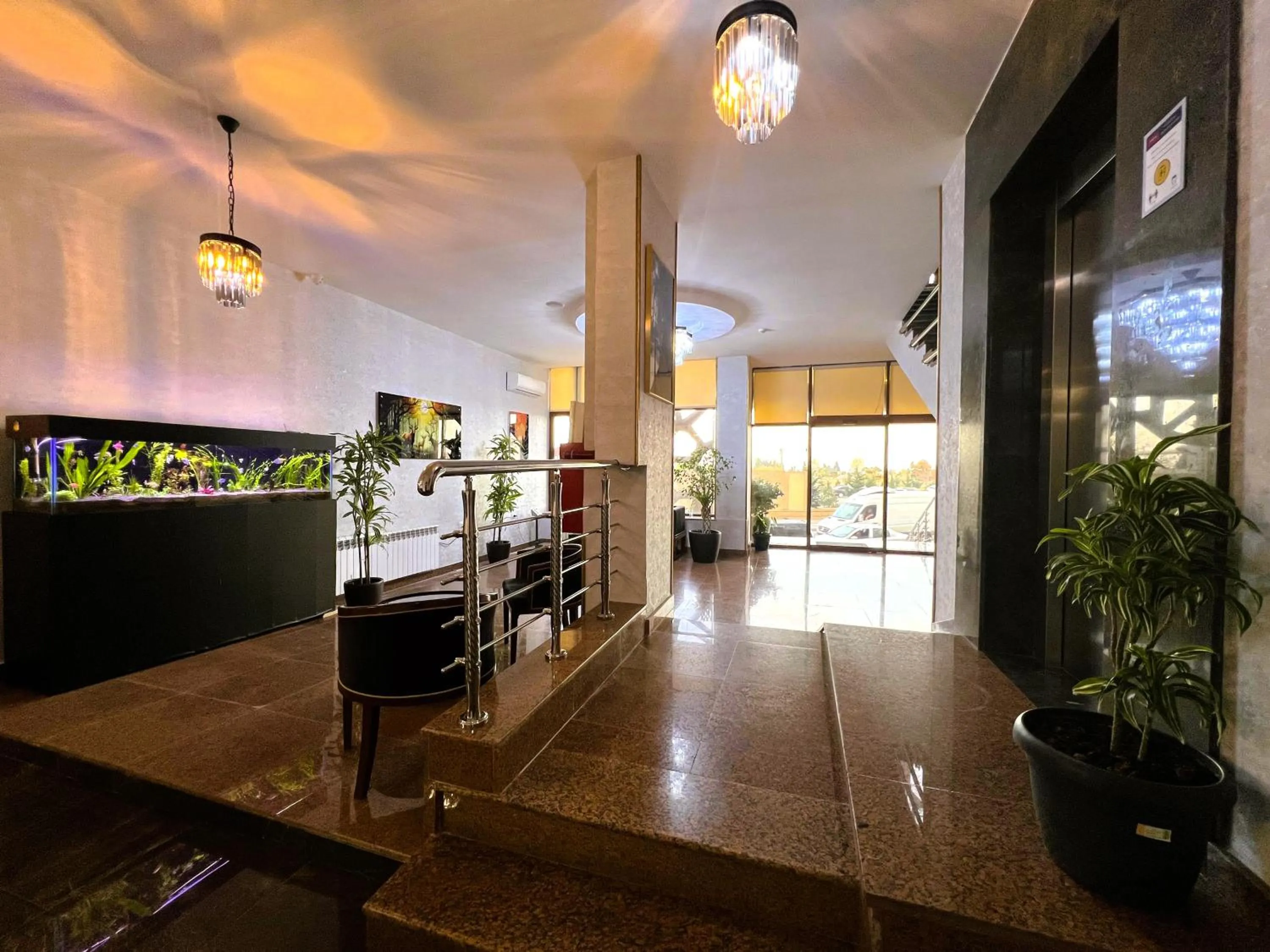 Lobby or reception in Alison Boulevard Hotel