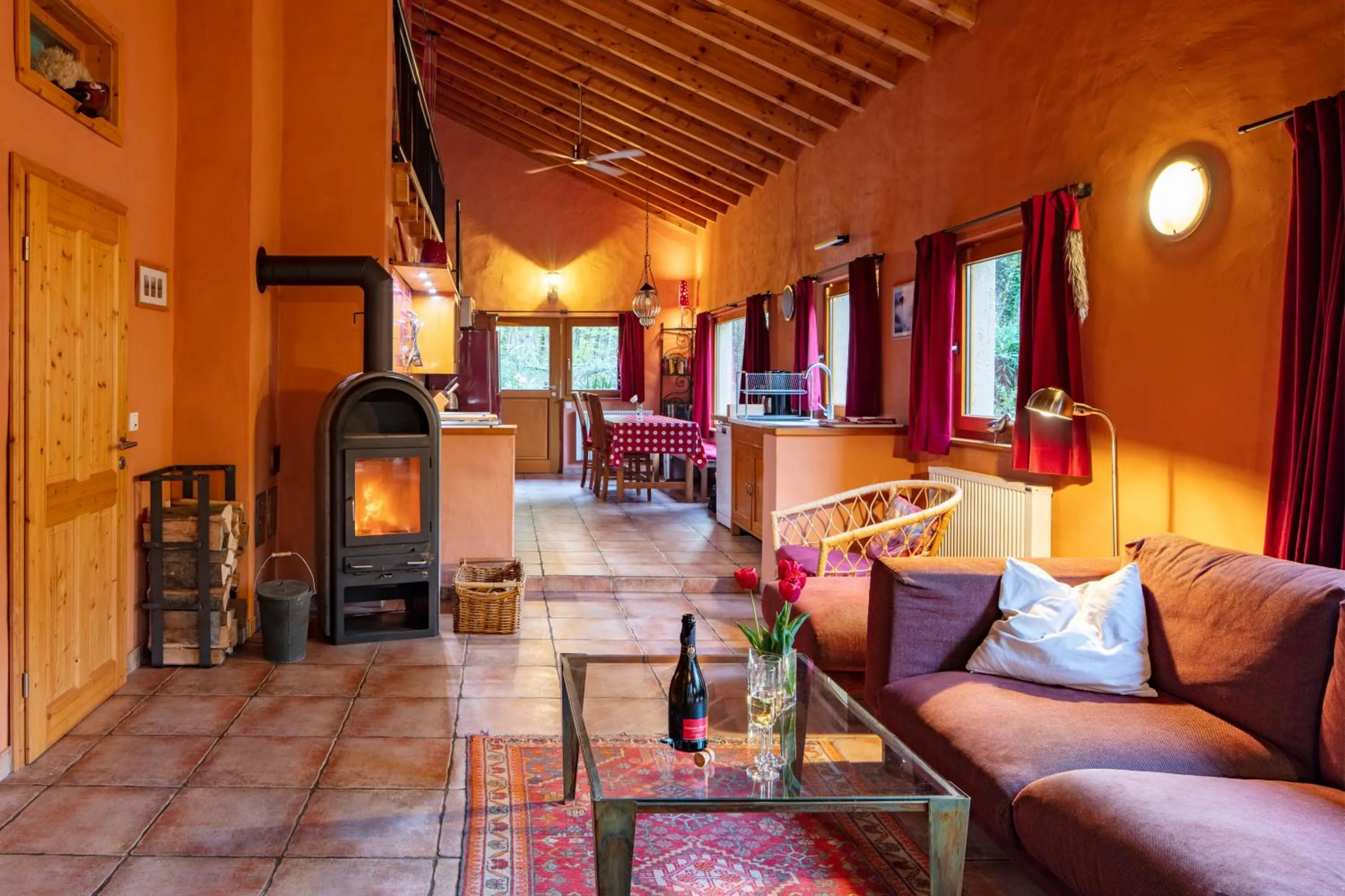 Living room in Villa Waldeslust
