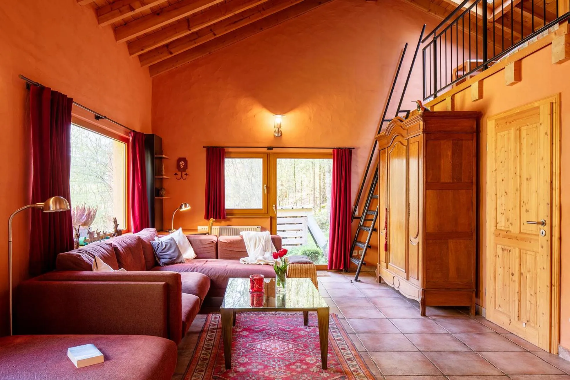 Living room in Villa Waldeslust