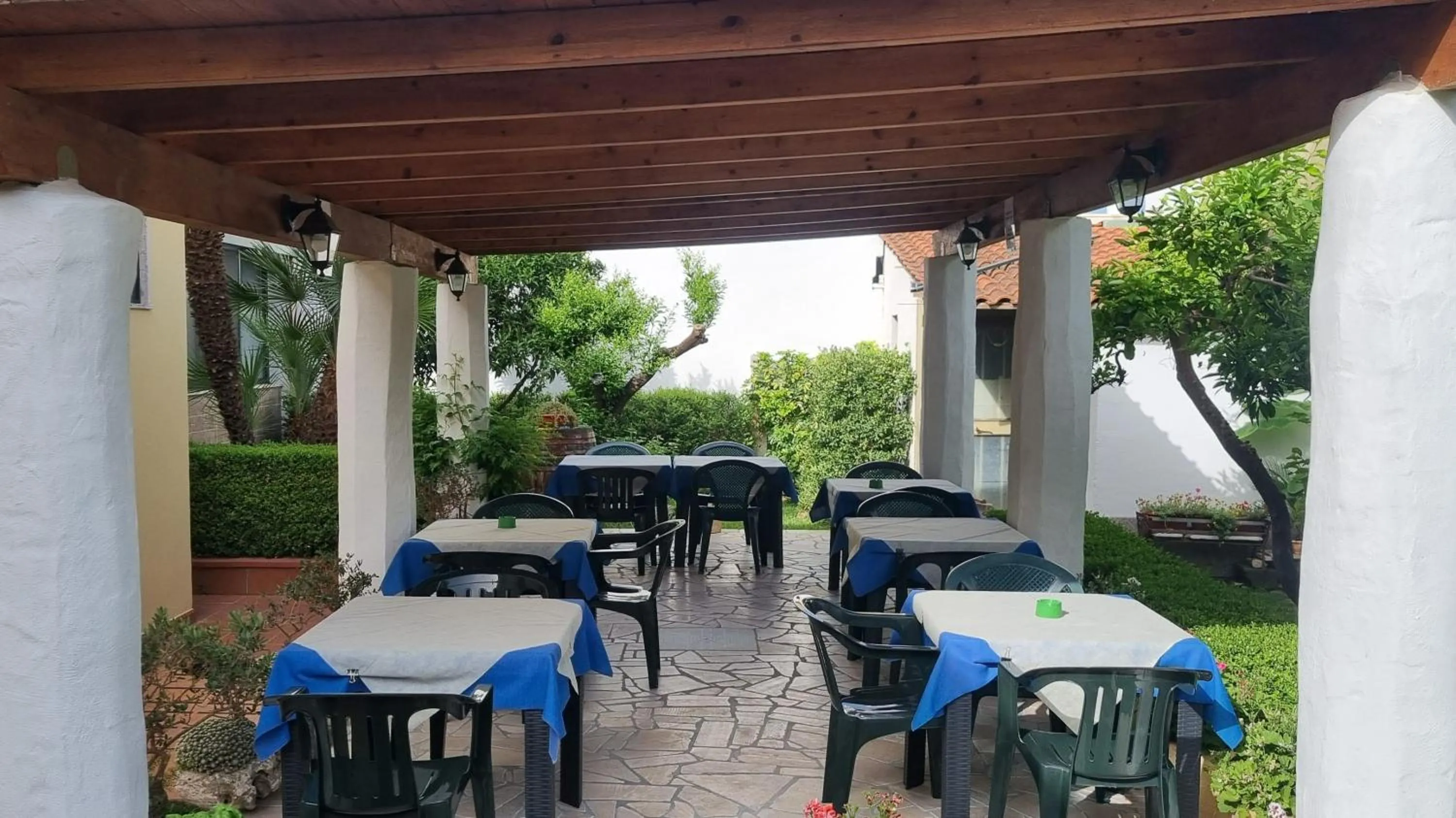 Patio in B&B La Villa