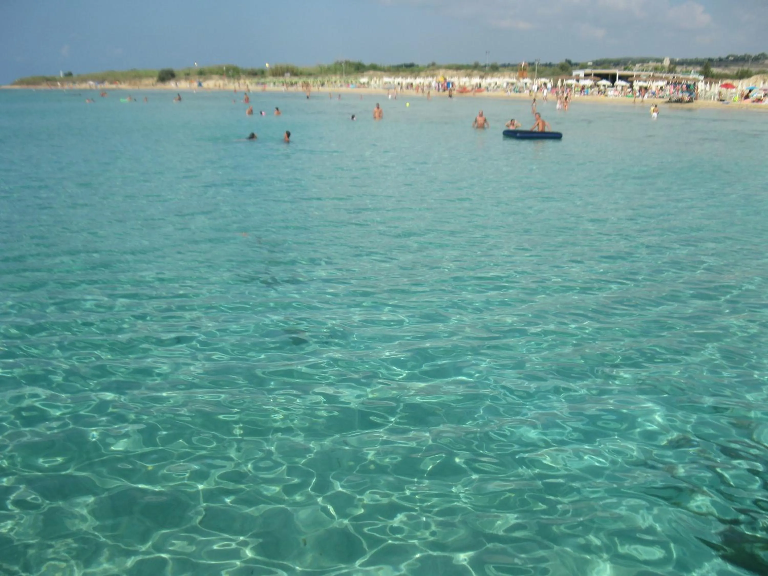 Beach in B&B La Villa