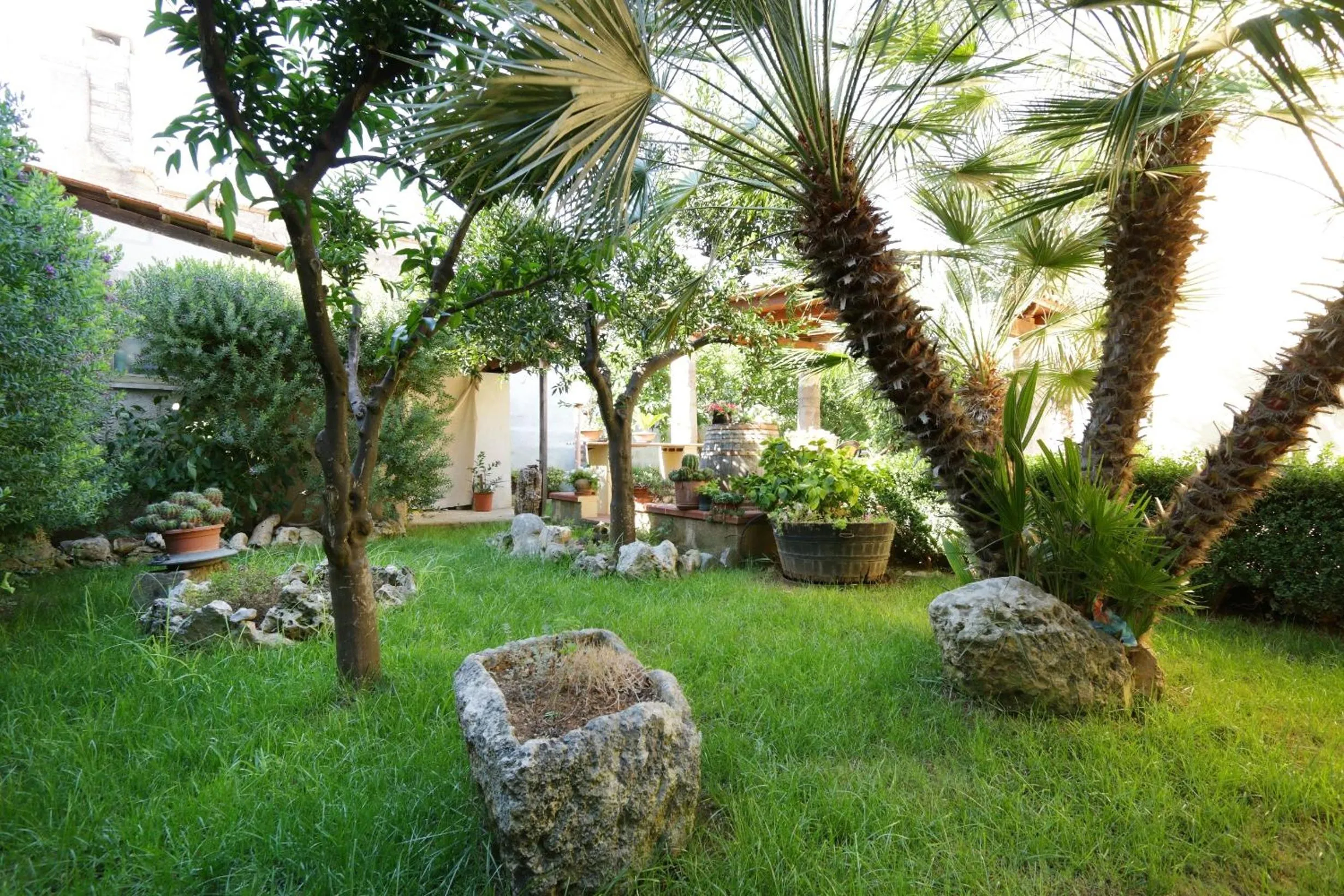 Garden in B&B La Villa