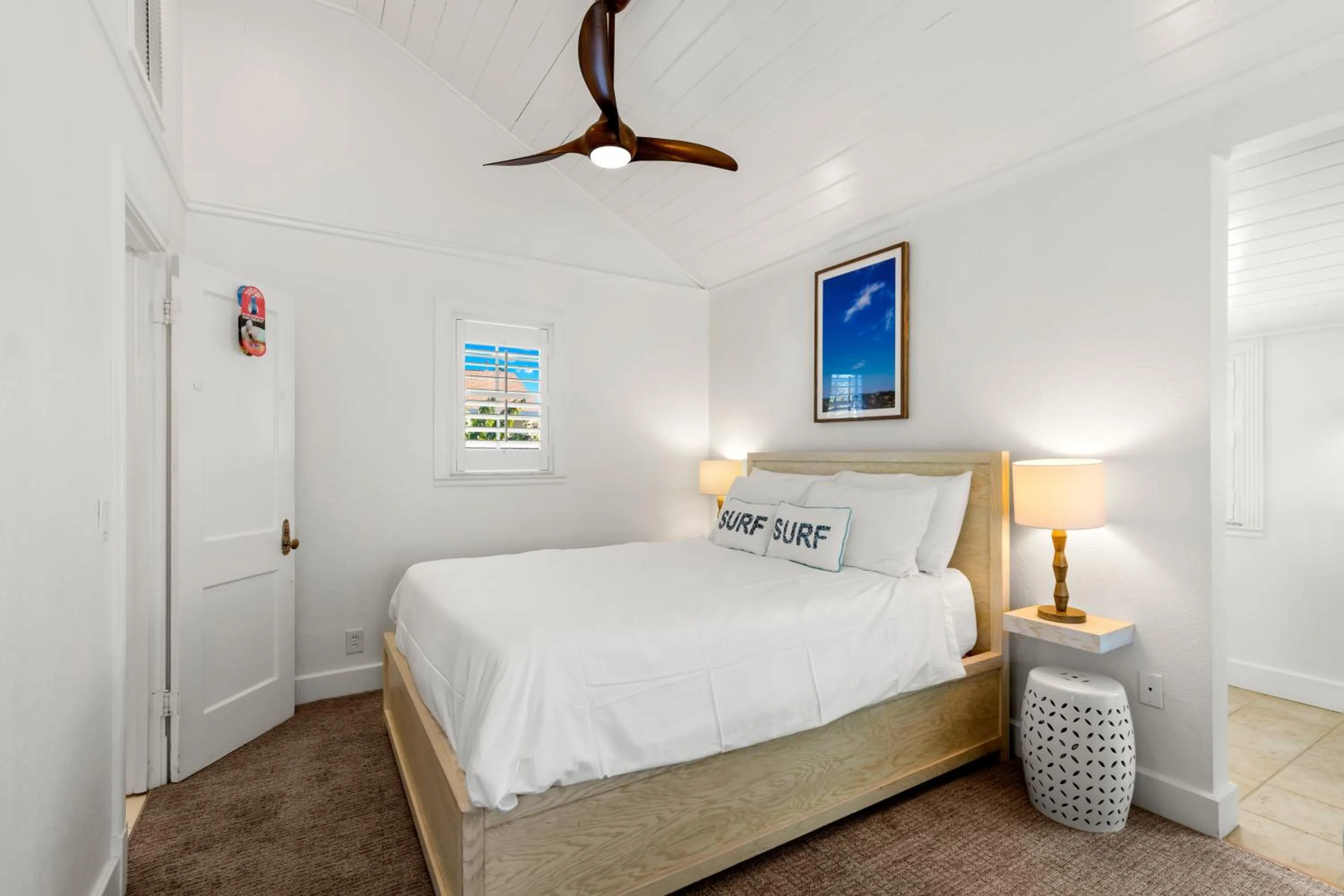 Bed in Inn on the Beach