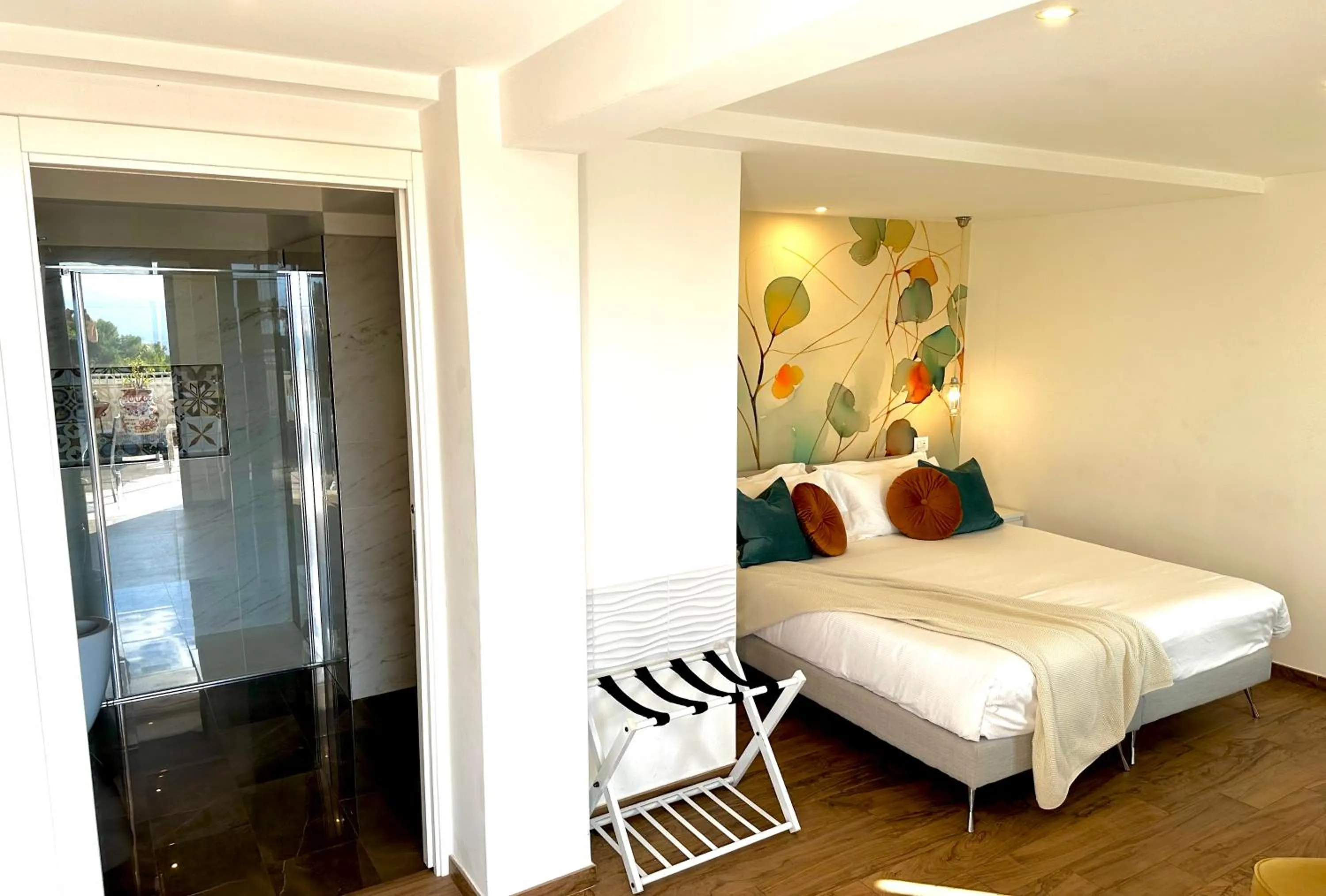 Bed in Villa Greta Hotel Rooms & Suites