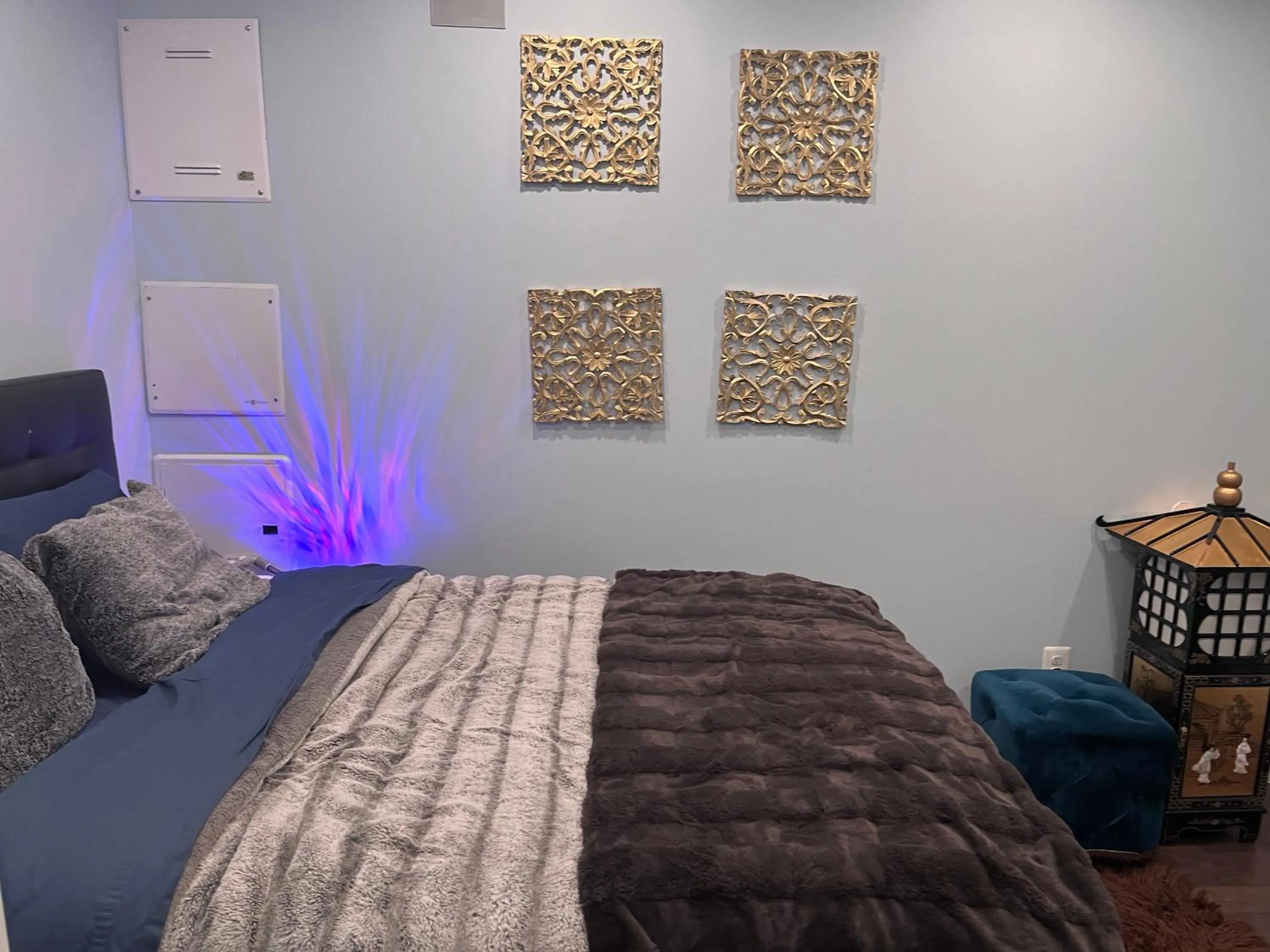 Bed in DC Luxury Condo