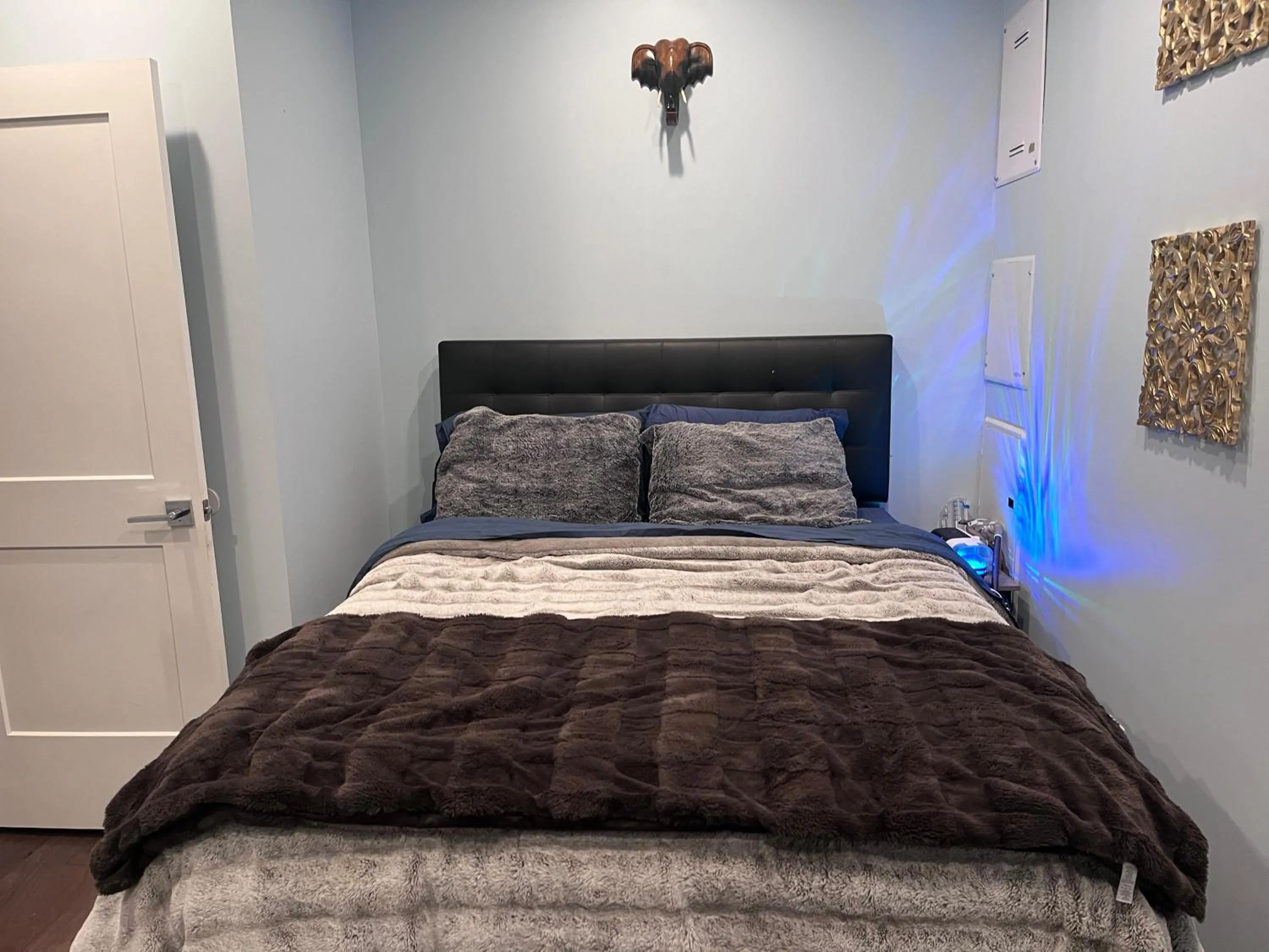 Bed in DC Luxury Condo