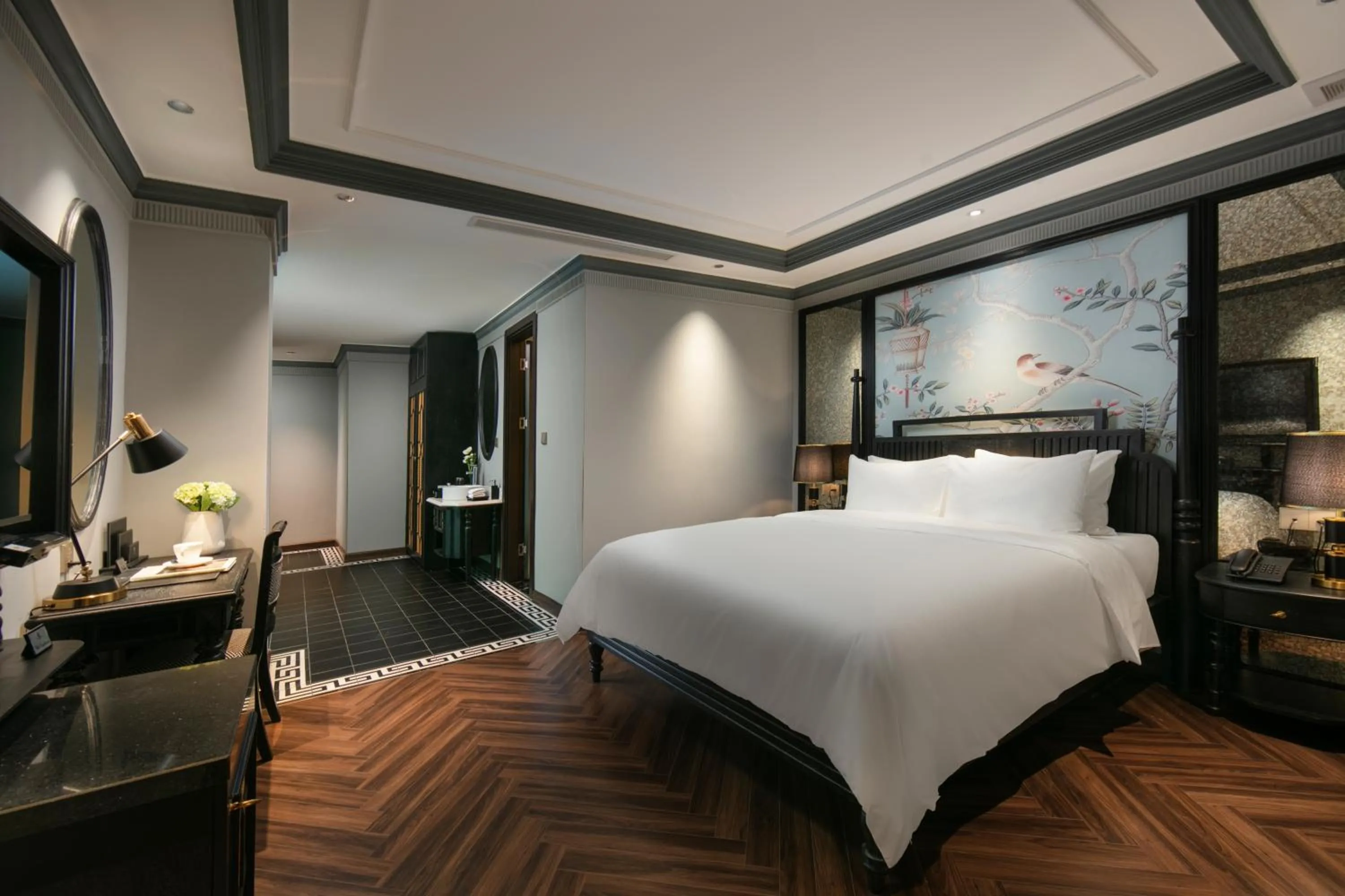 Bed in THE LEGEND HANOI Hotel
