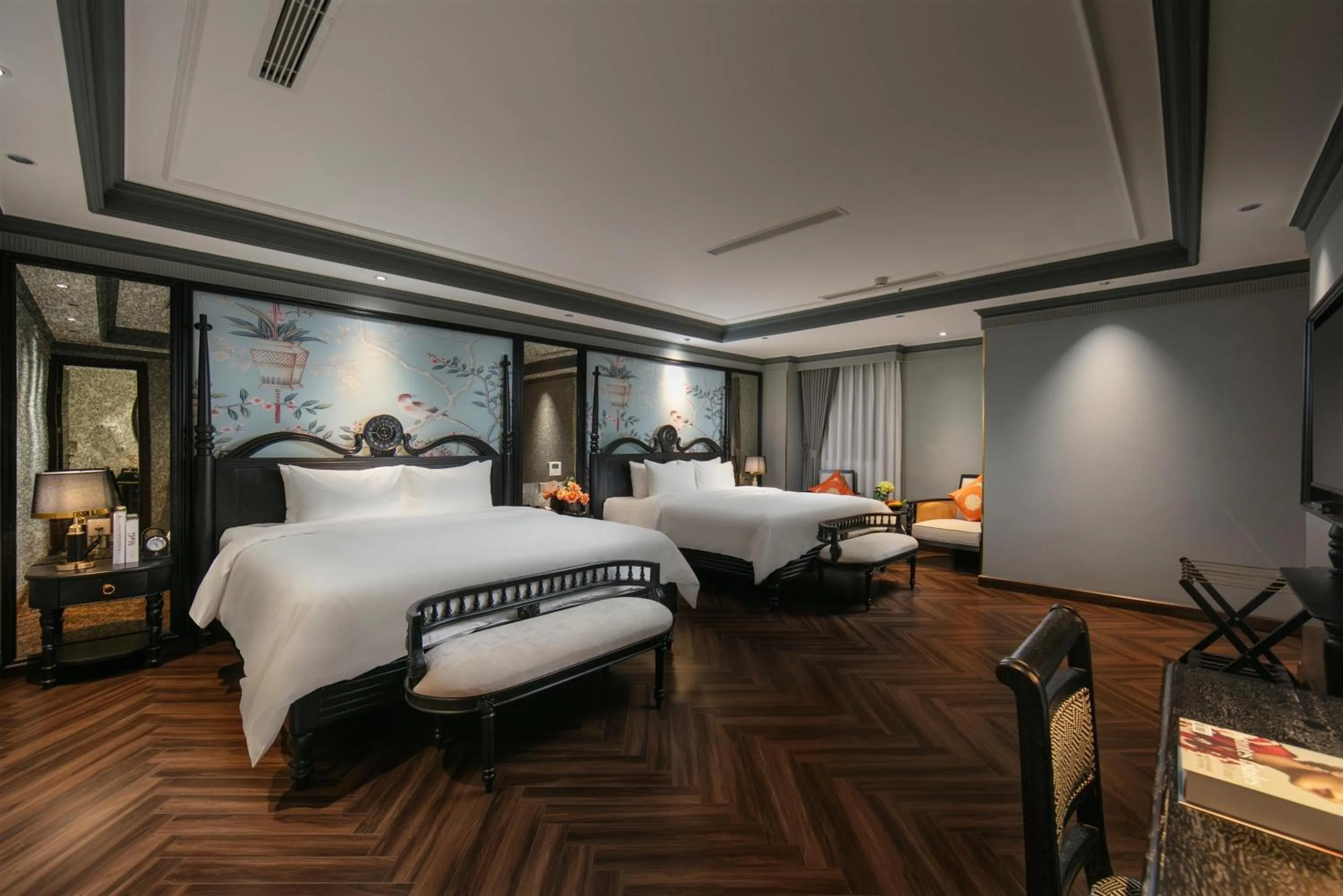 Bed in THE LEGEND HANOI Hotel