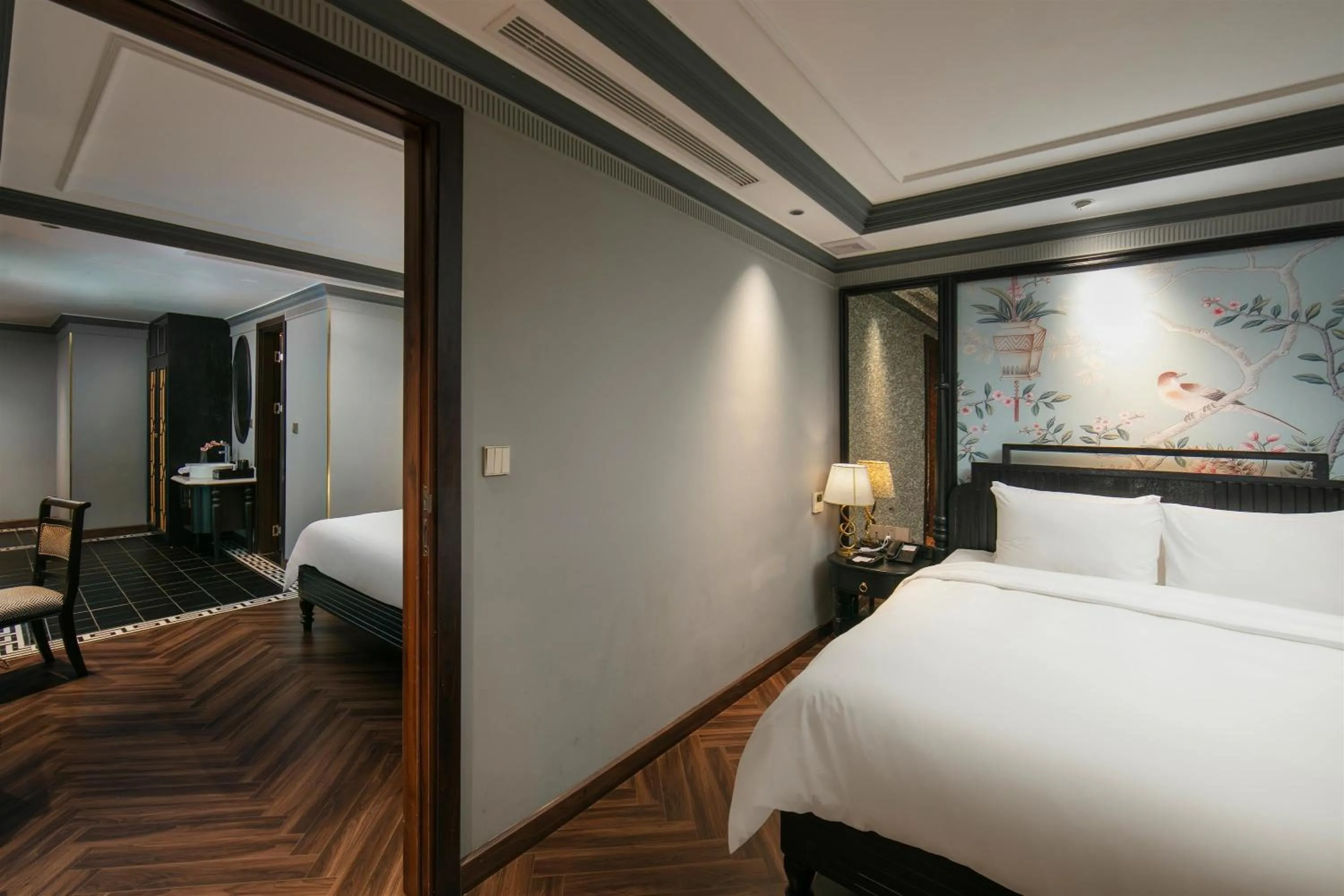 Bed in THE LEGEND HANOI Hotel
