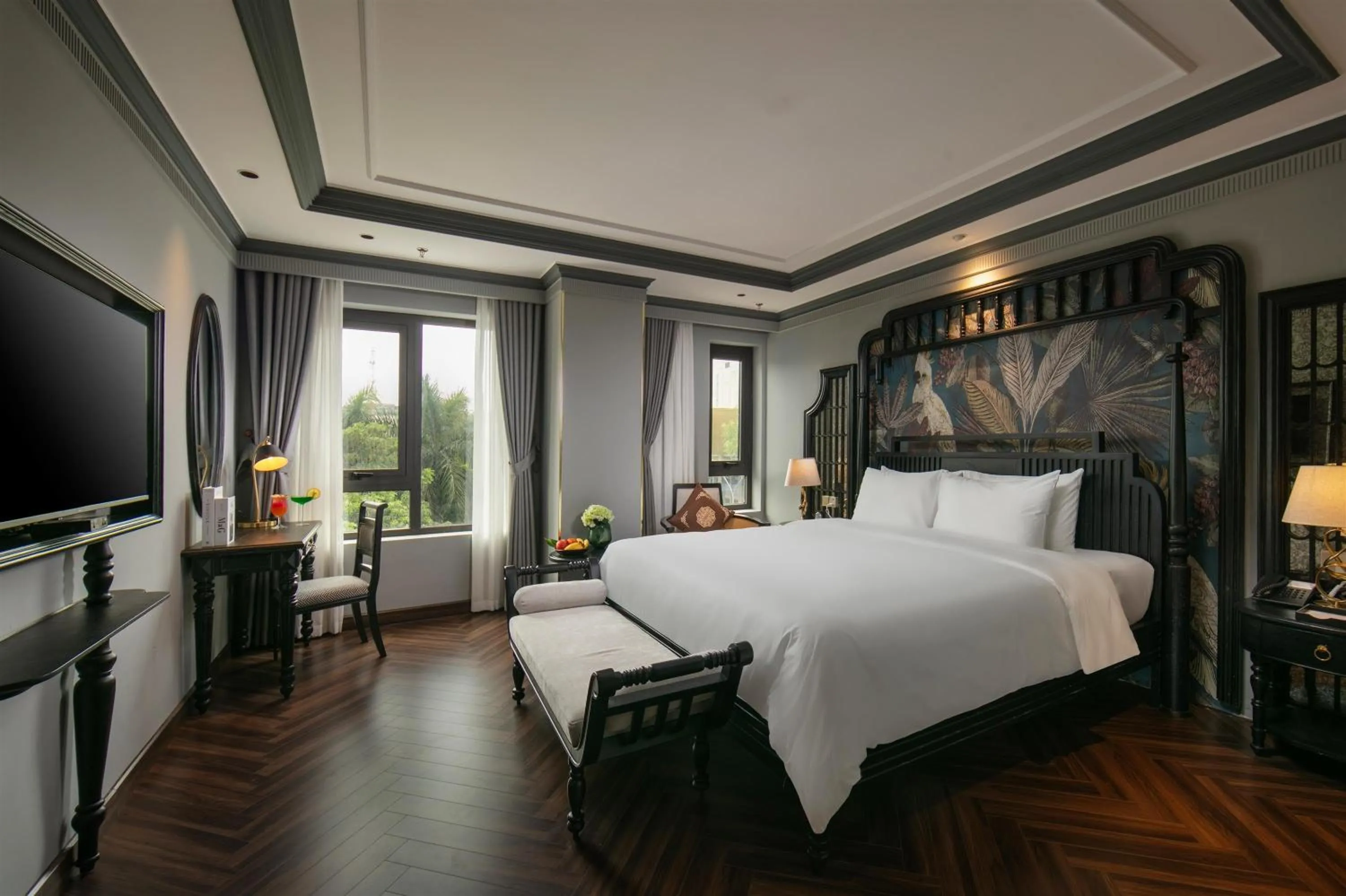 Bed in THE LEGEND HANOI Hotel