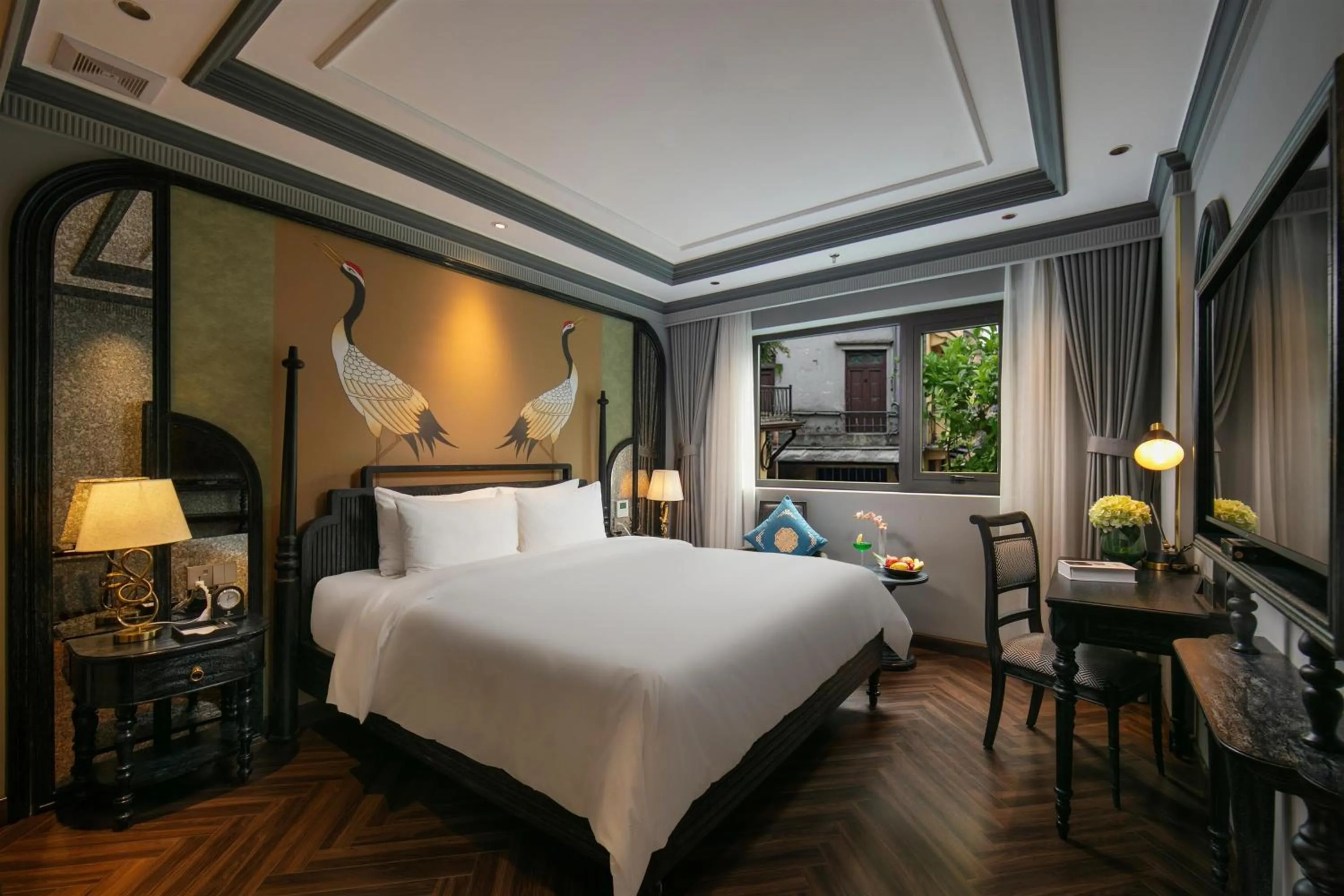 Bed in THE LEGEND HANOI Hotel