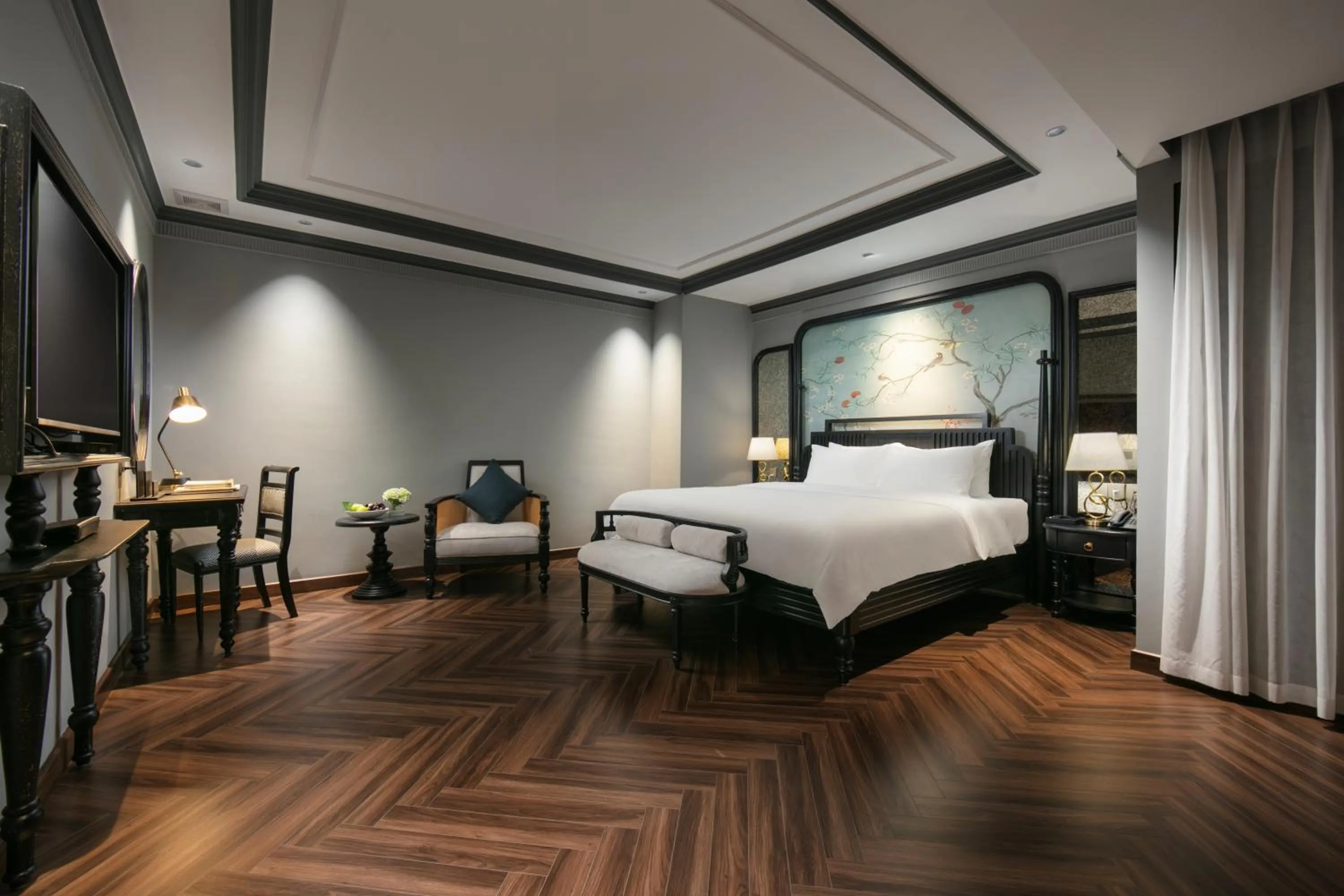 Bed in THE LEGEND HANOI Hotel
