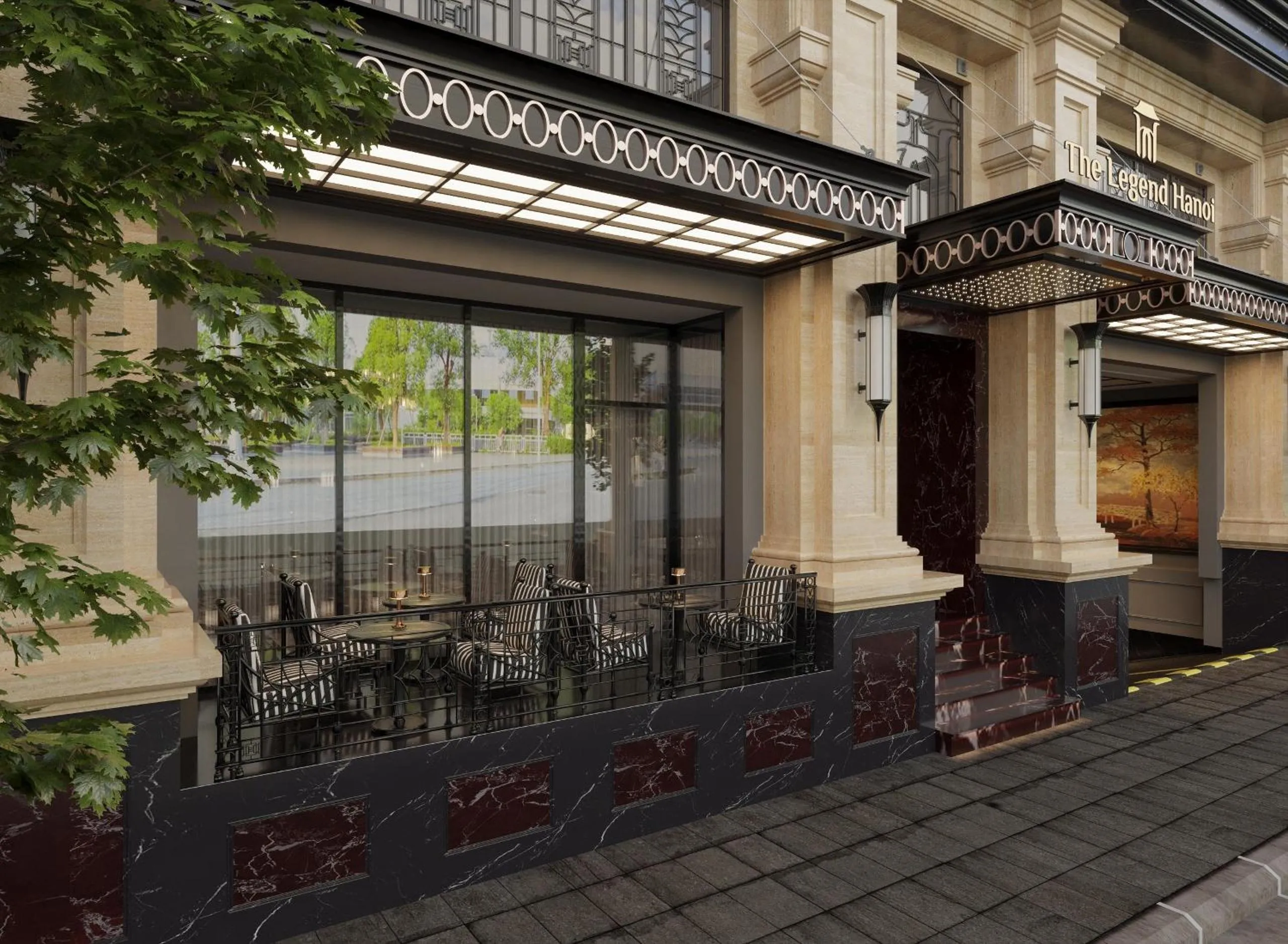 Property building in THE LEGEND HANOI Hotel