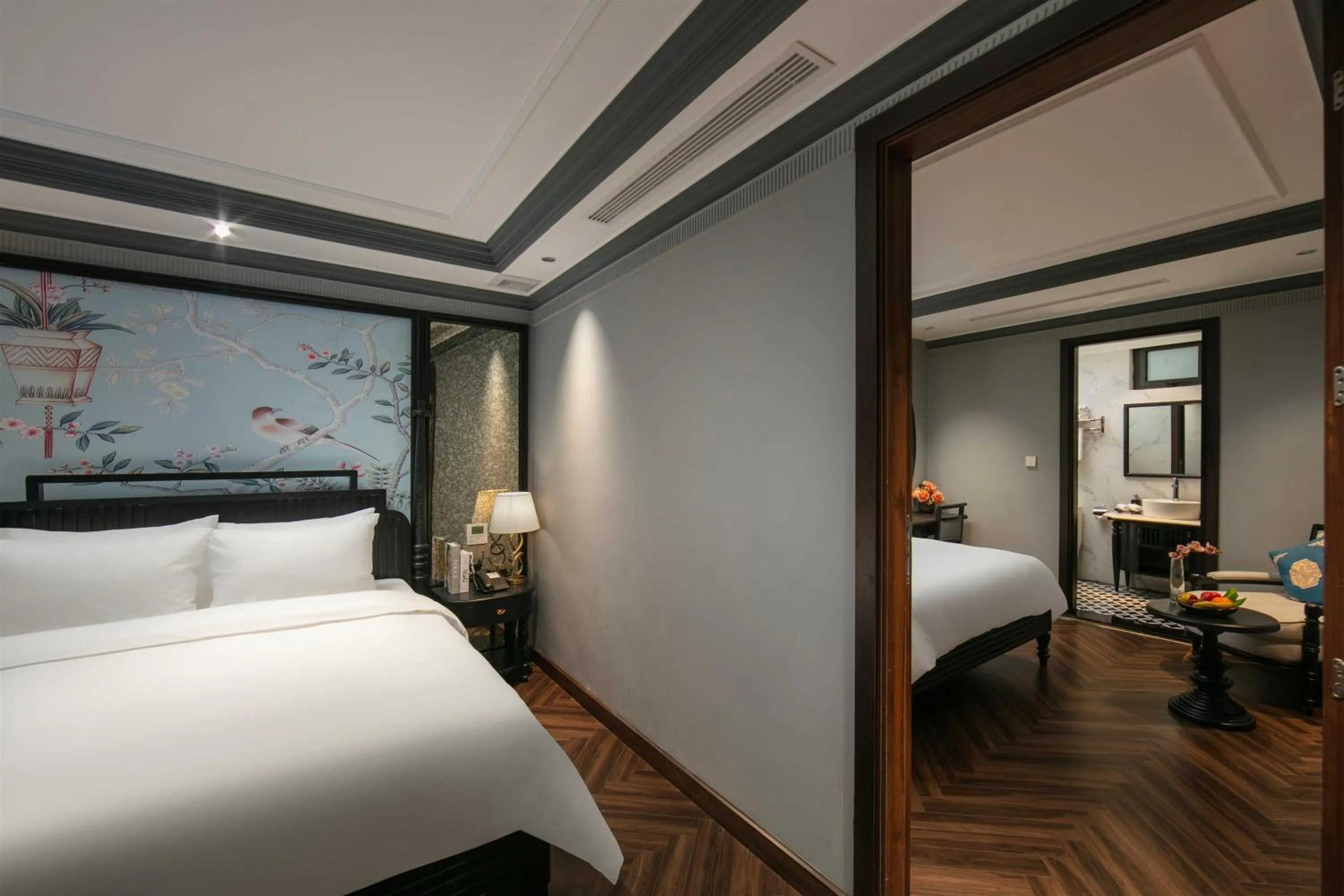 Bed in THE LEGEND HANOI Hotel