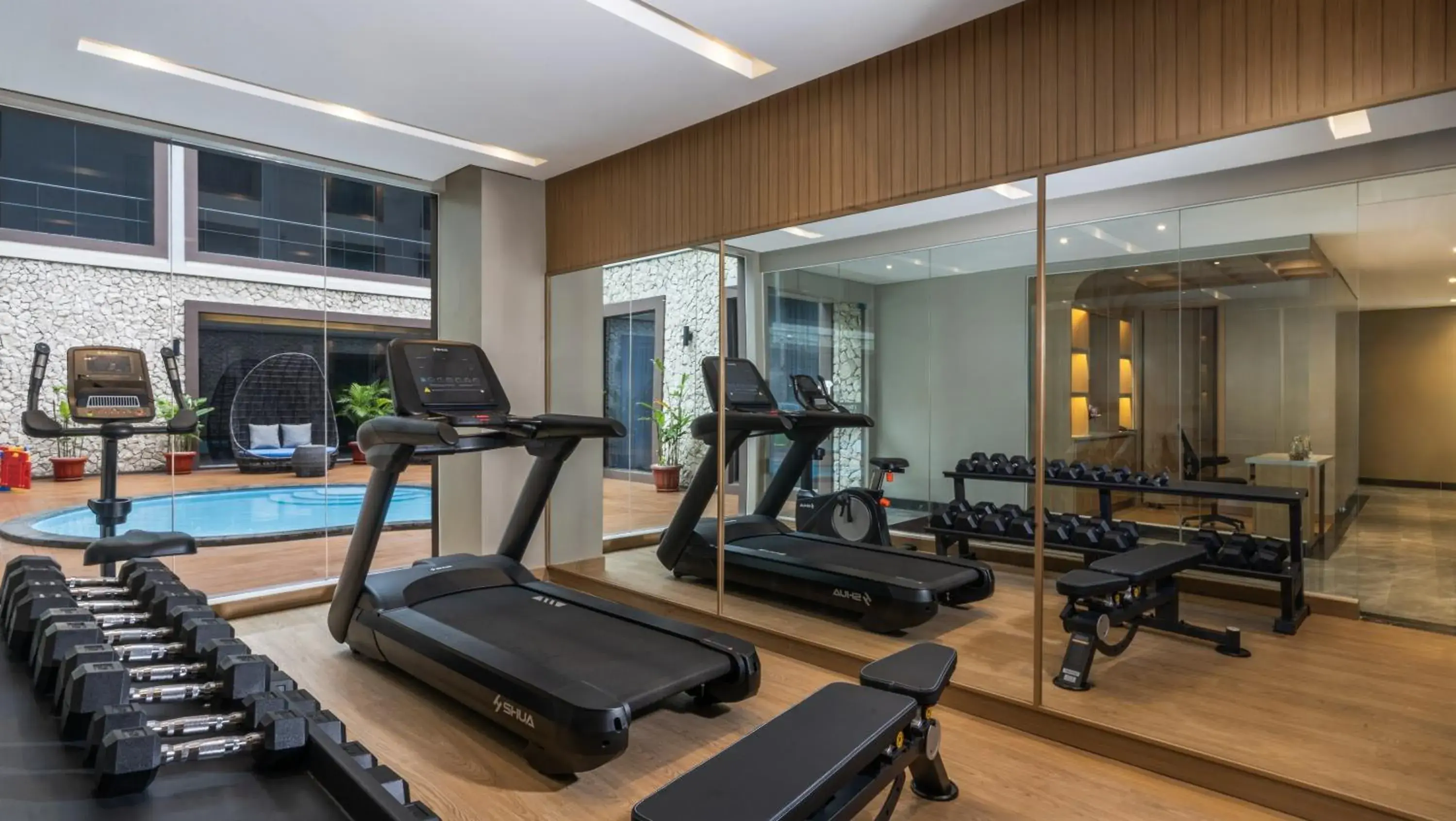 Fitness centre/facilities in Swiss-Belinn Indramayu Fitness centre/facilities in Swiss-Belinn Indramayu