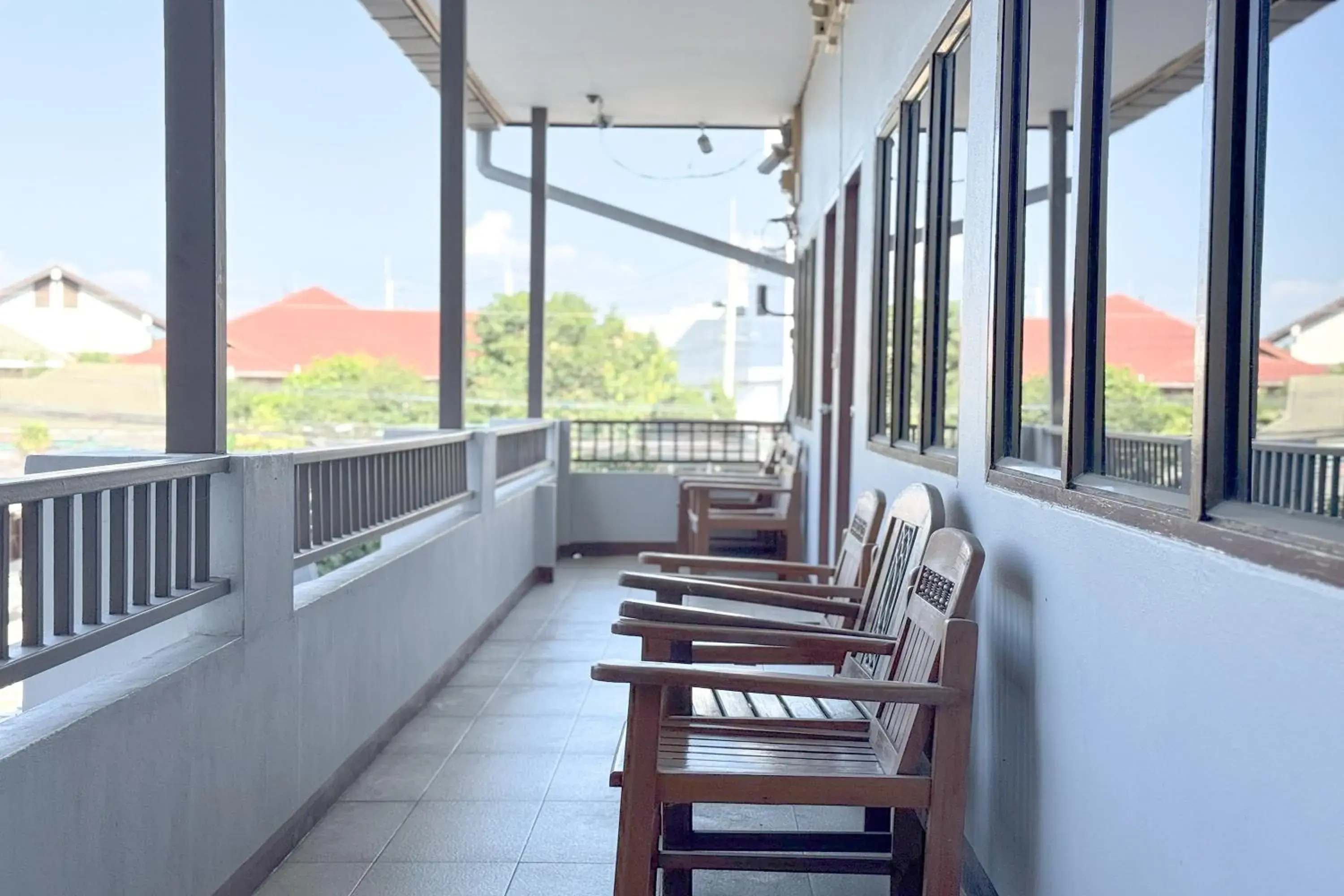 Balcony/Terrace in Jitrawadee Hotel Balcony/Terrace in Jitrawadee Hotel