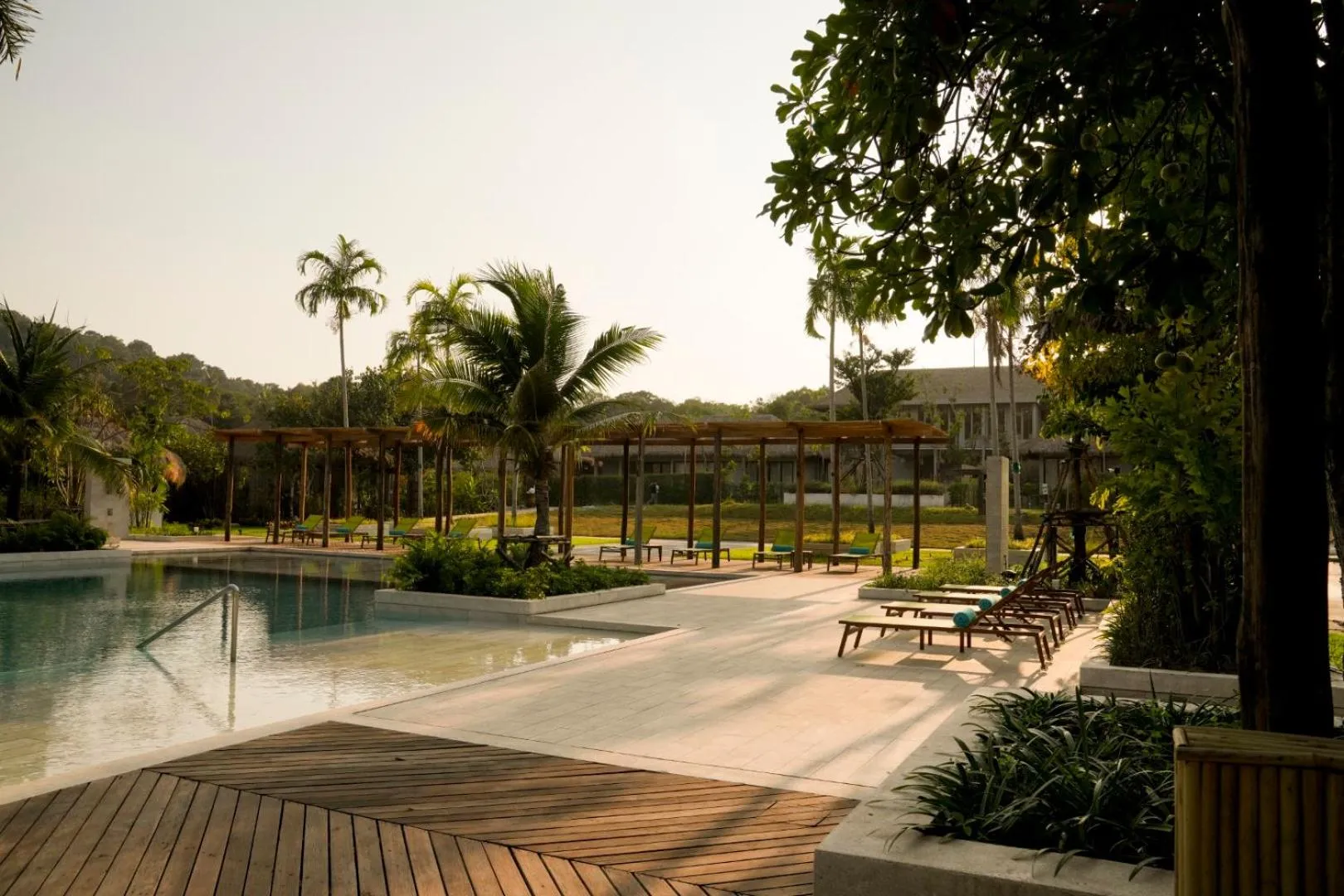 Swimming pool in JATI Koh Russey