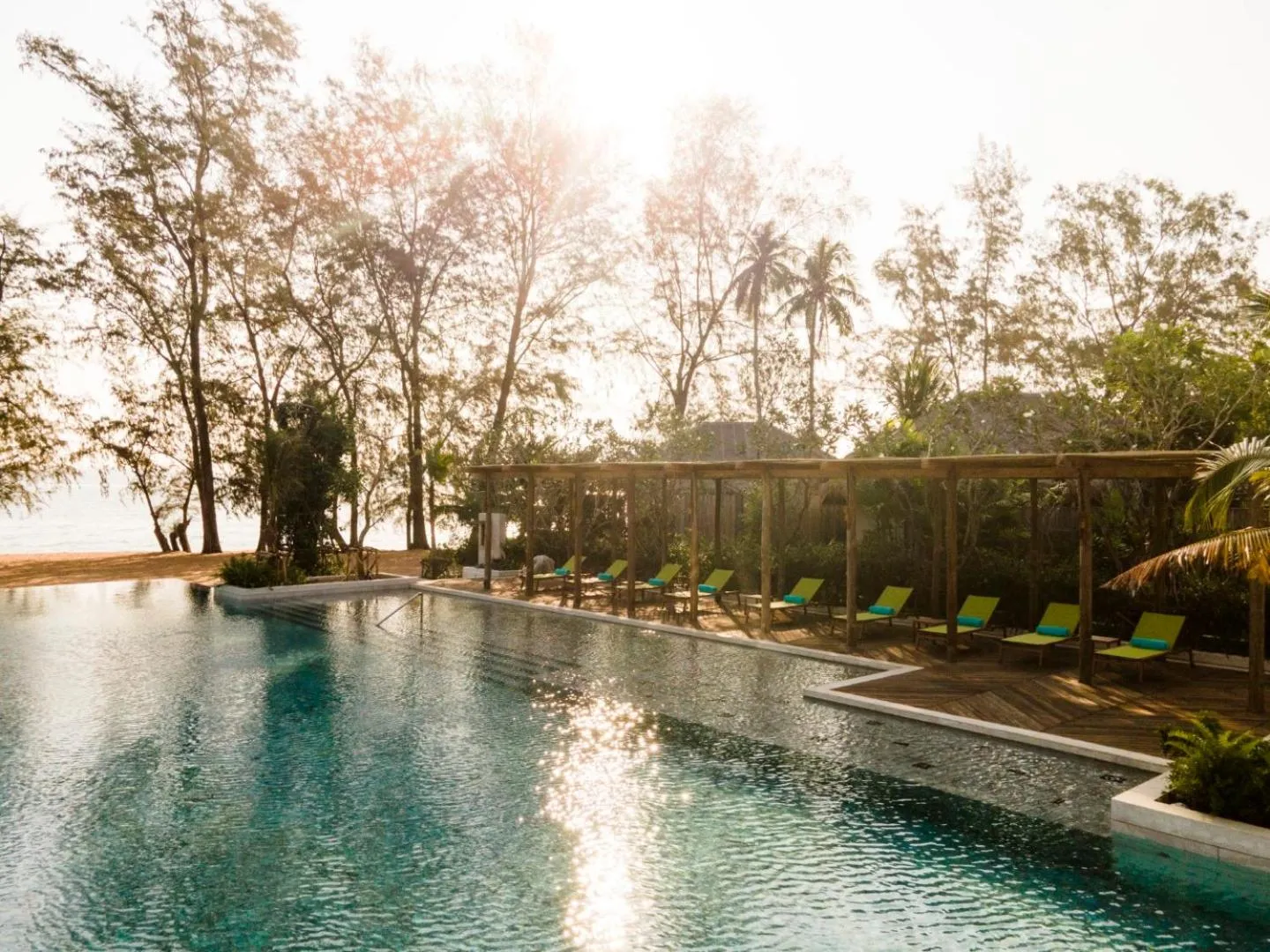 Swimming pool in JATI Koh Russey