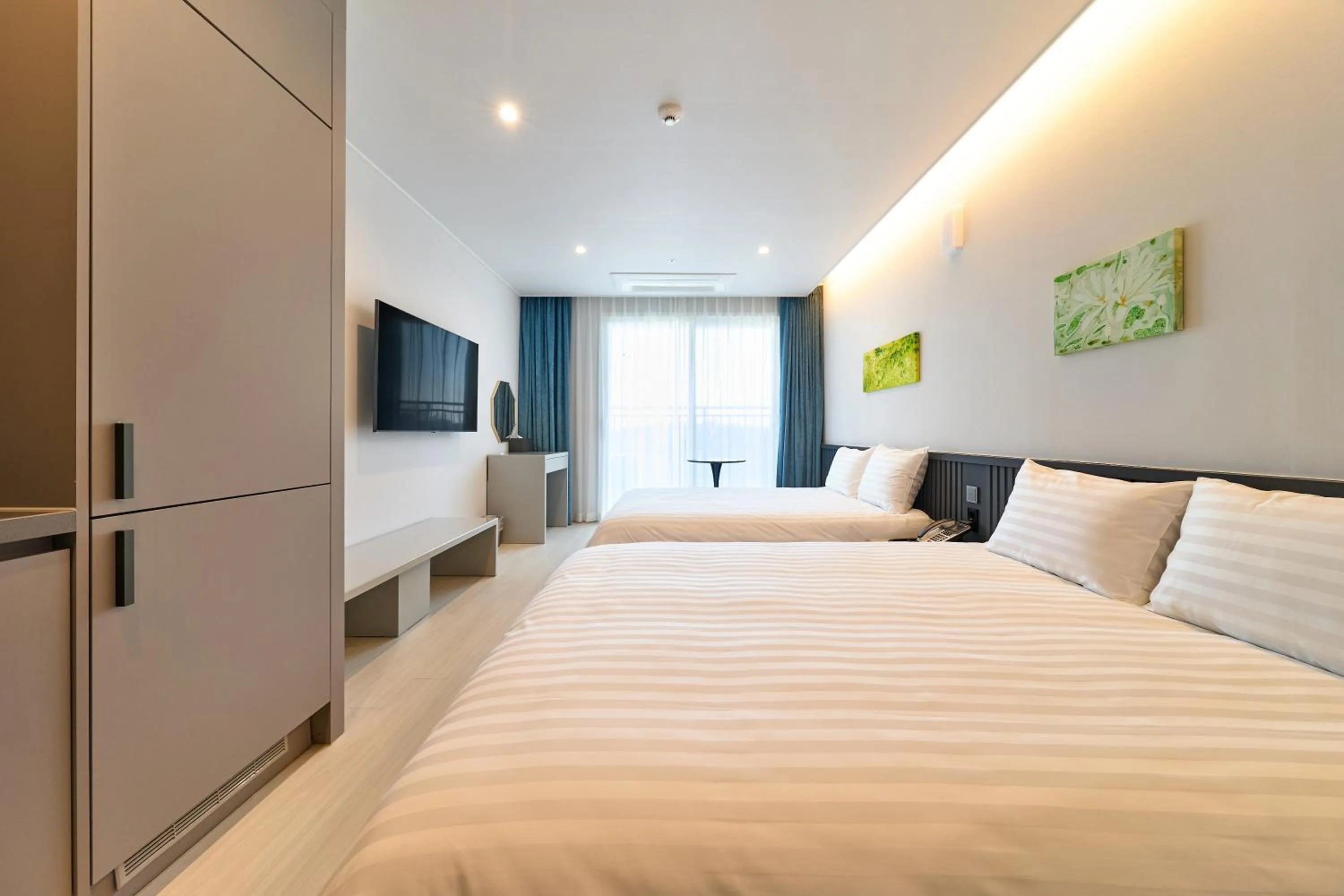 Bed in Hotel Sollavue