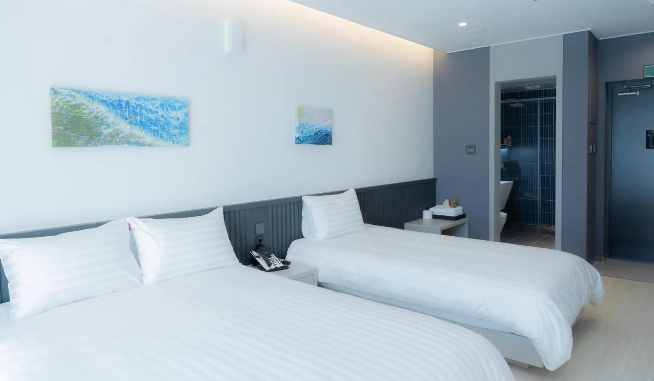 Bed in Hotel Sollavue