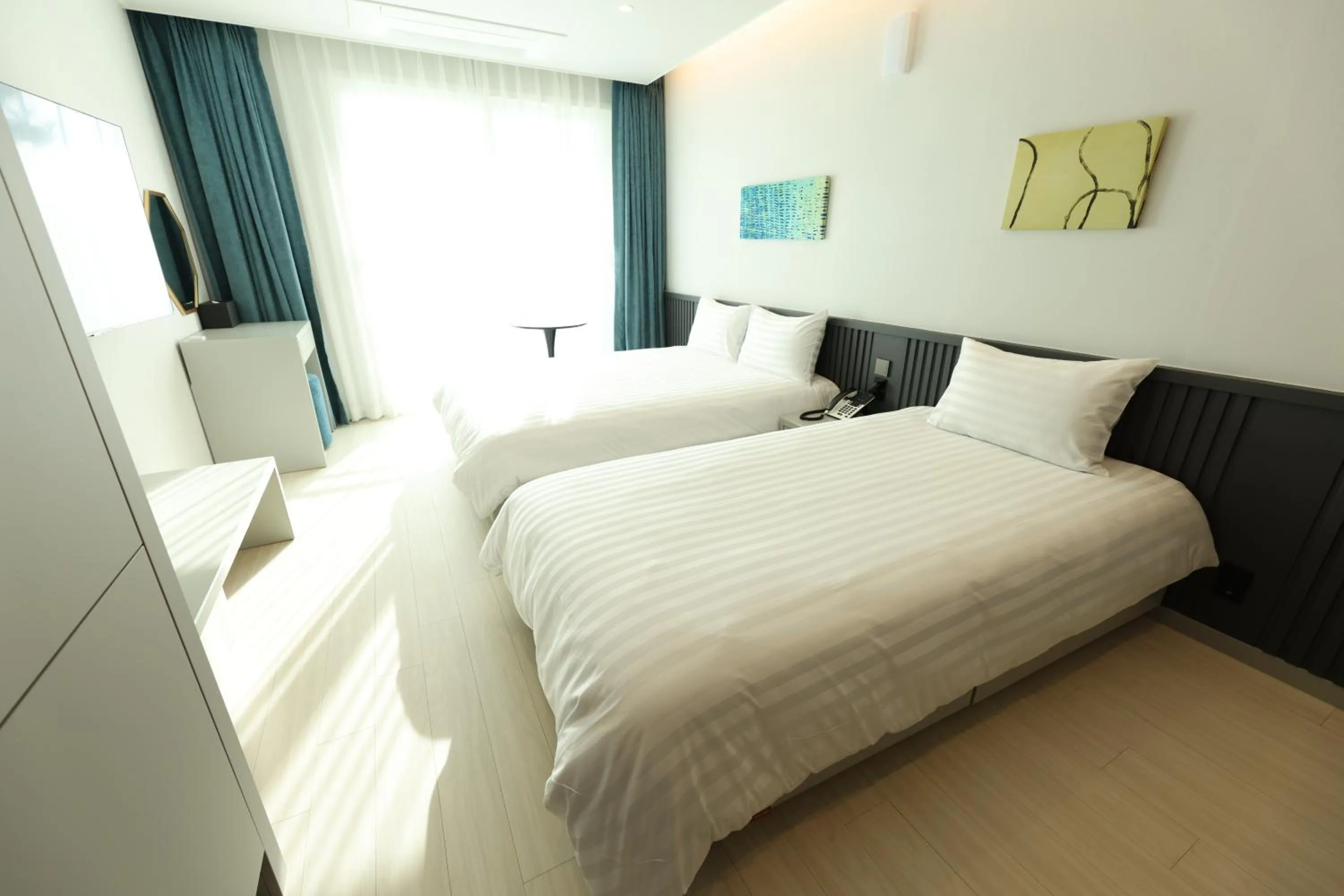 Bed in Hotel Sollavue