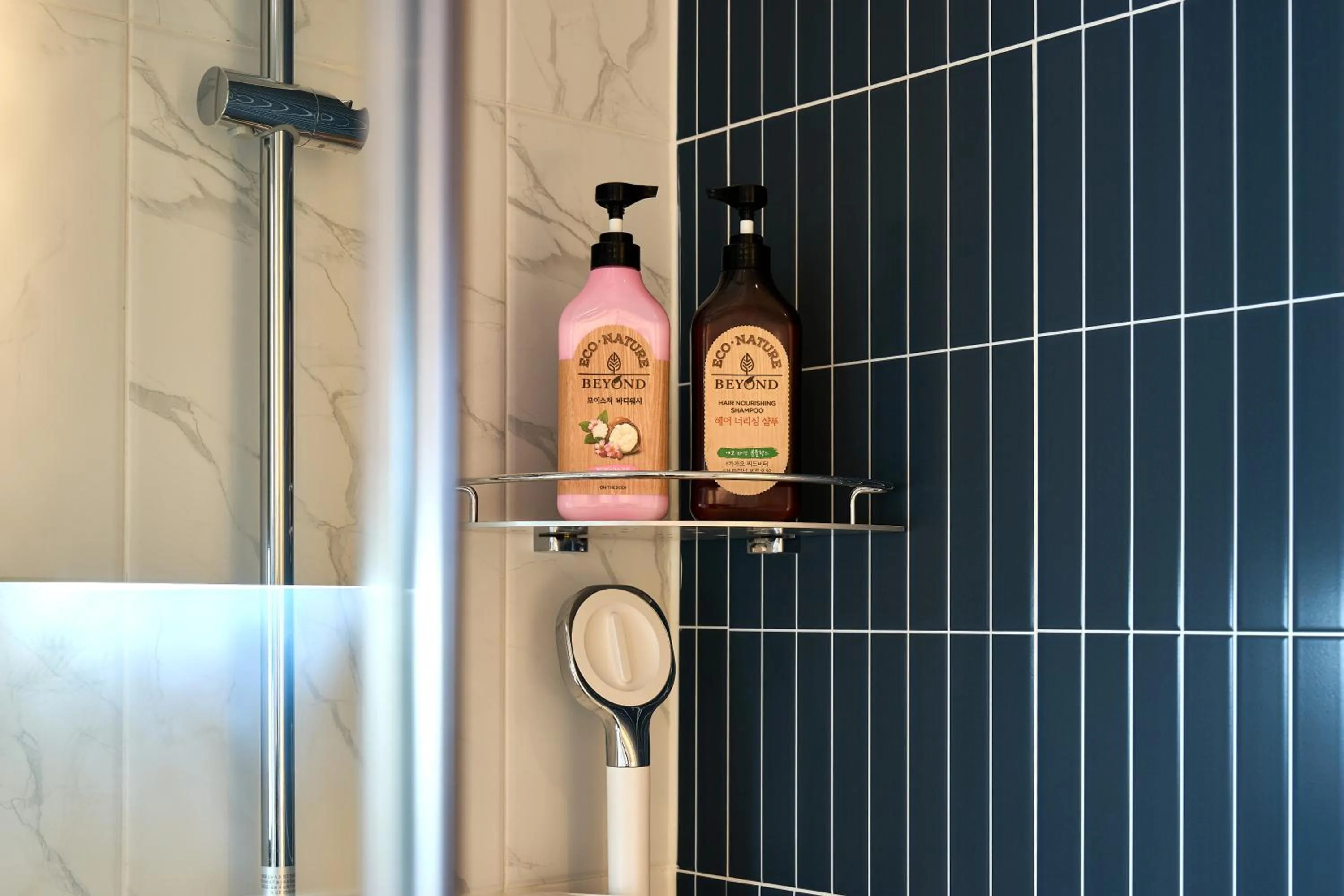 Shower in Hotel Sollavue