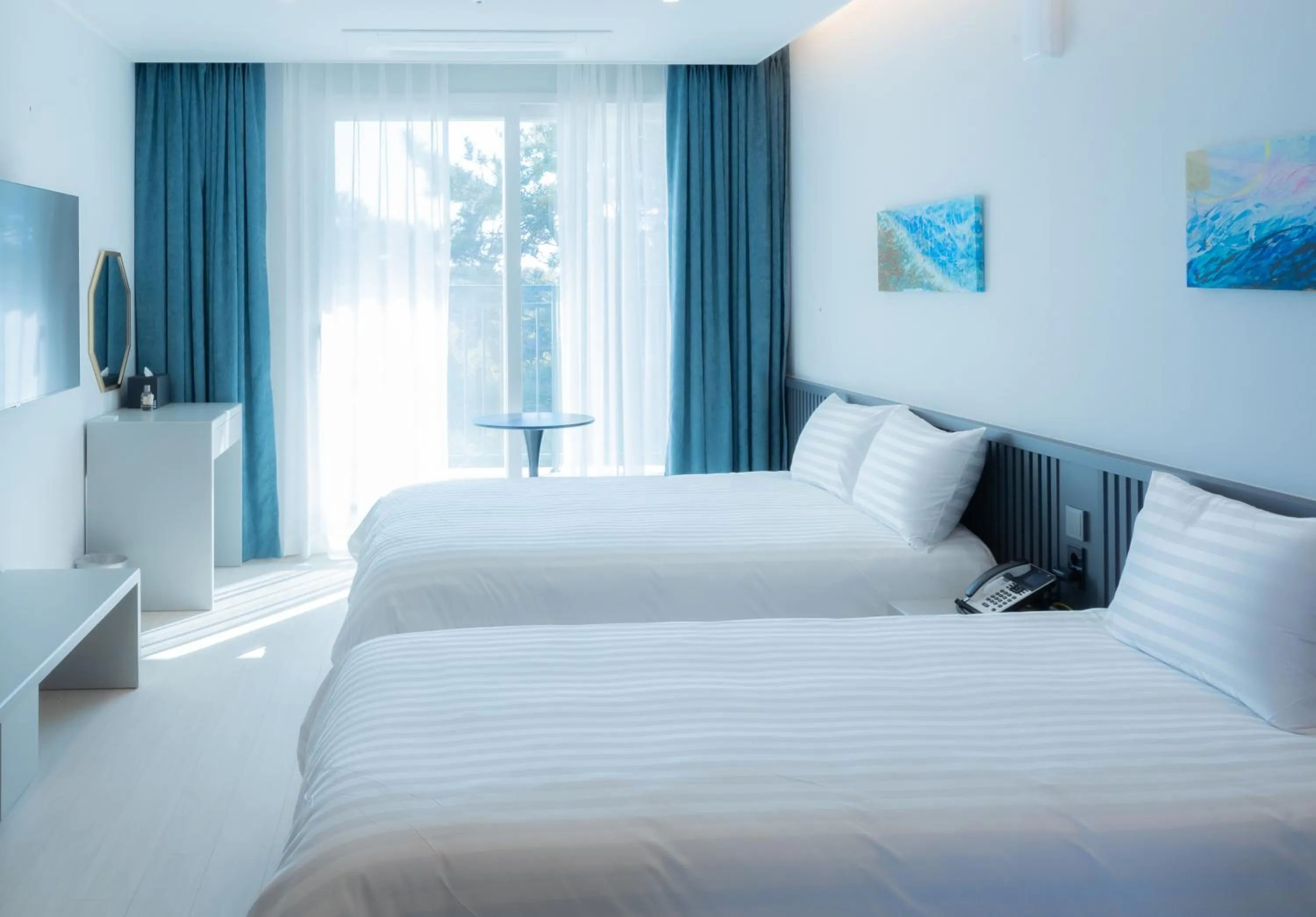 Bed in Hotel Sollavue