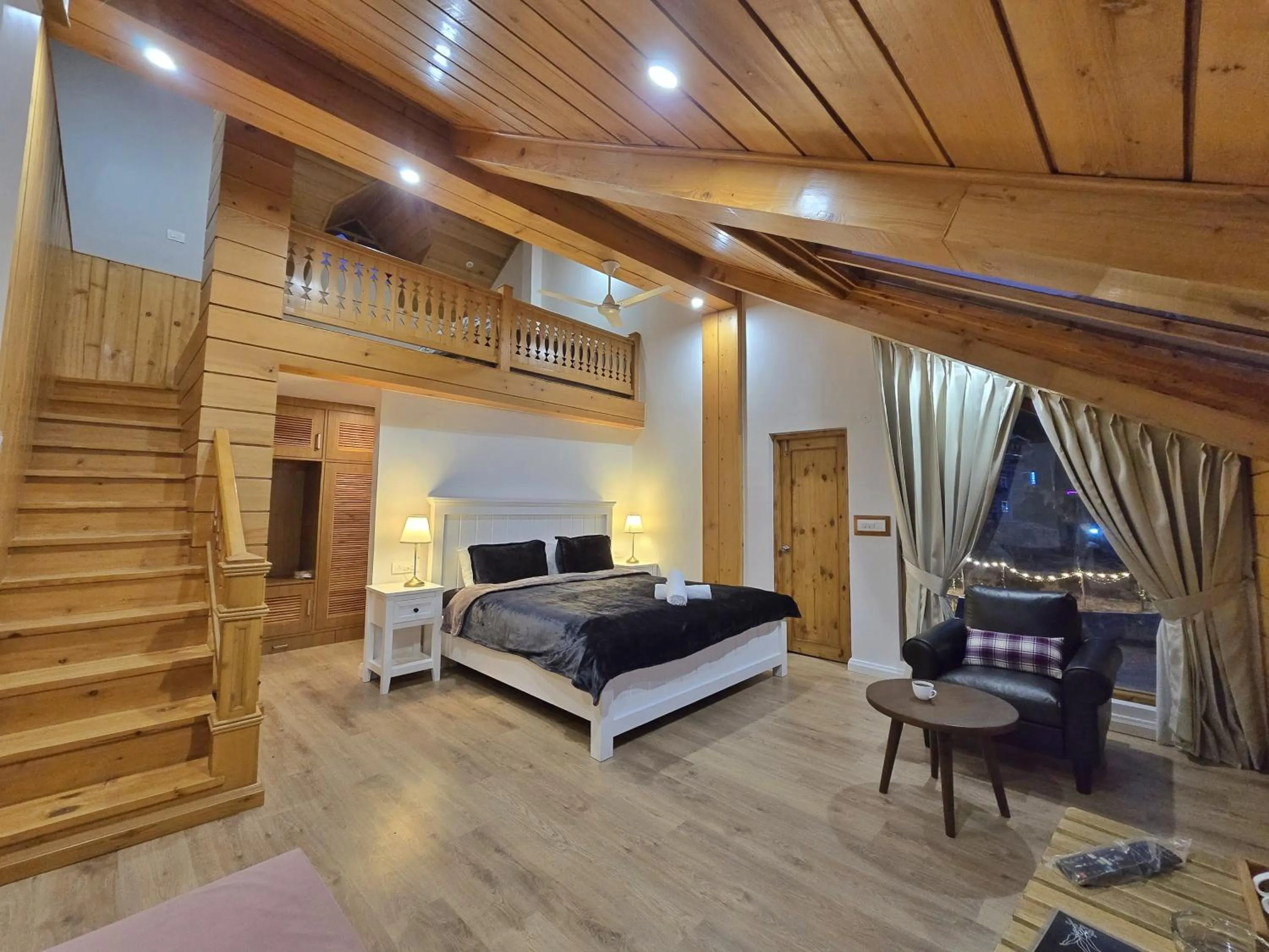 Bed in Hygge Home Manali