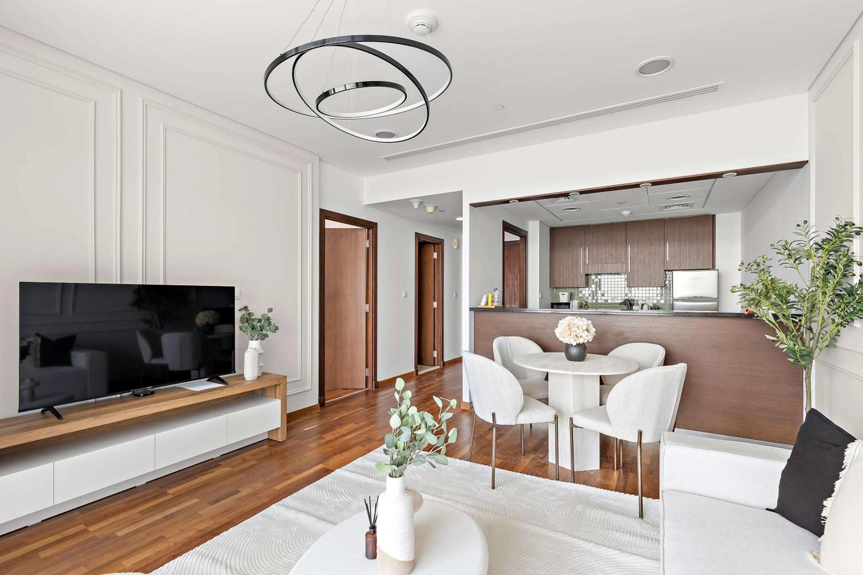 Living room in Silkhaus Burj Khalifa & Zaabeel View in Burj Daman