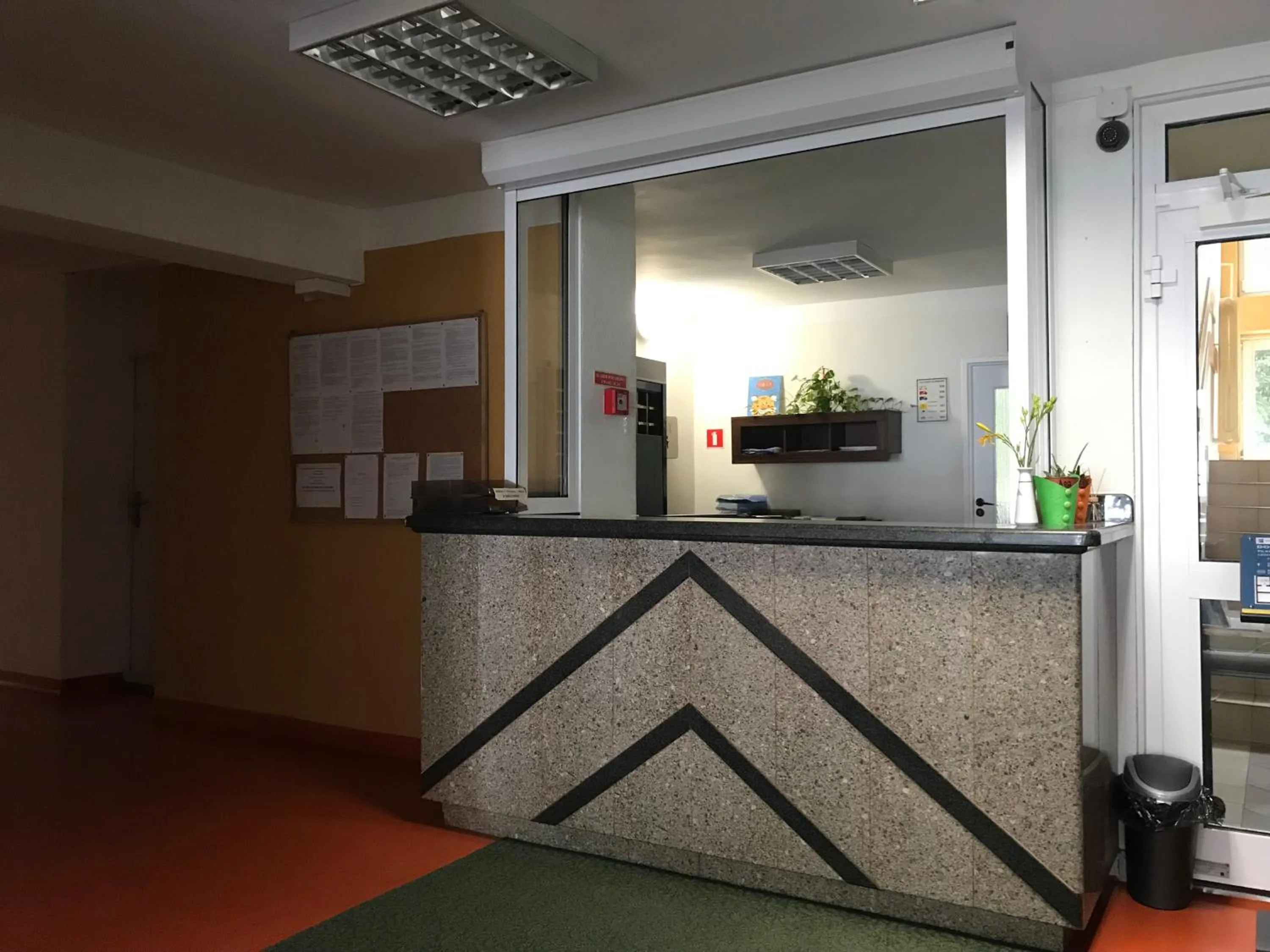 Lobby or reception in Dom Studenta Pod Jelonkiem