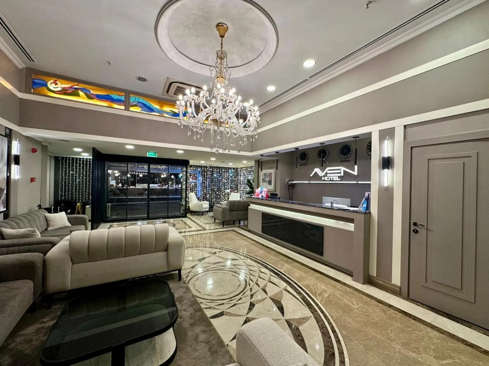 Lobby or reception in Aven Hotel