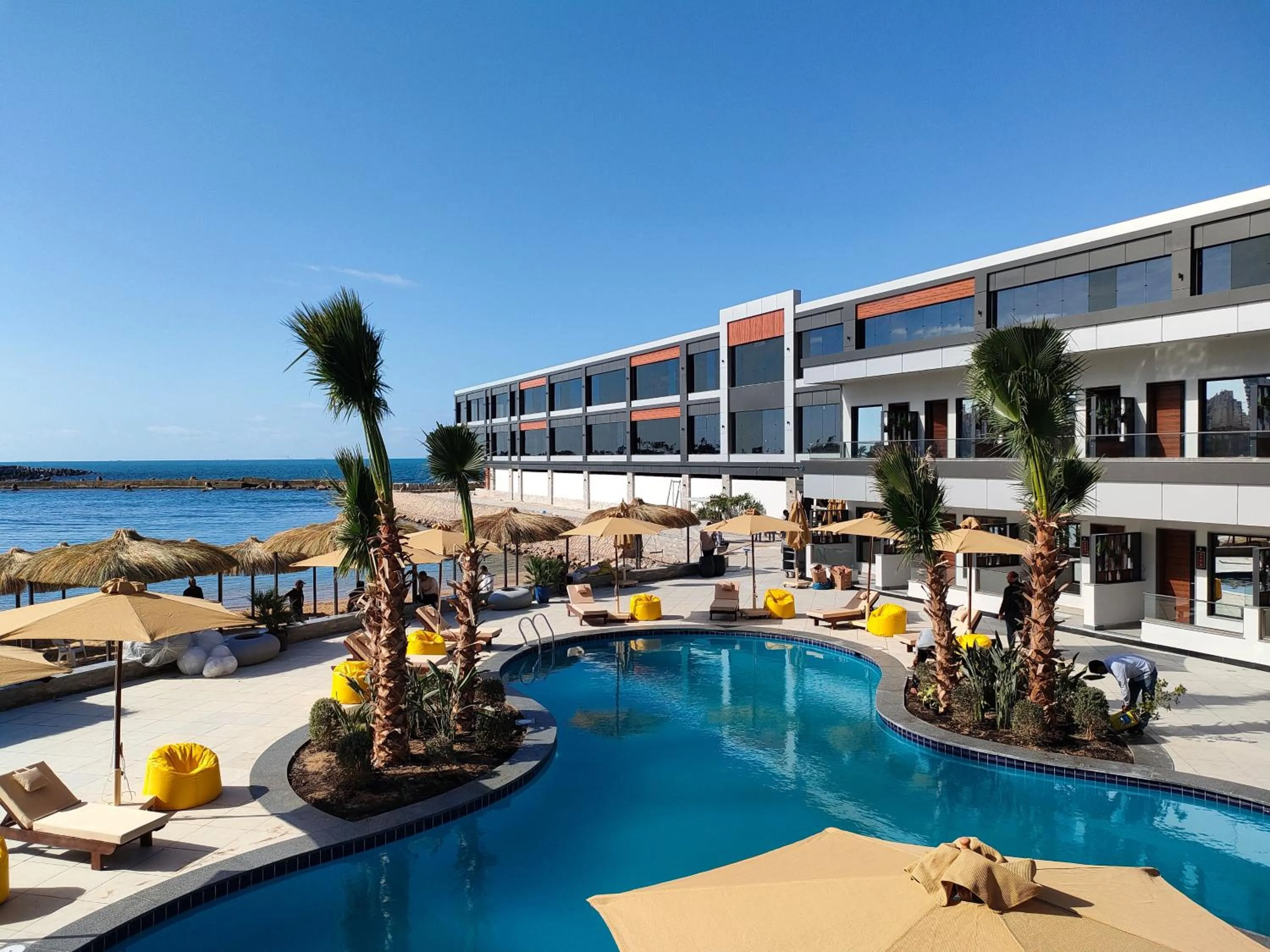 Swimming pool in XU San Stefano Hotel Alexandria