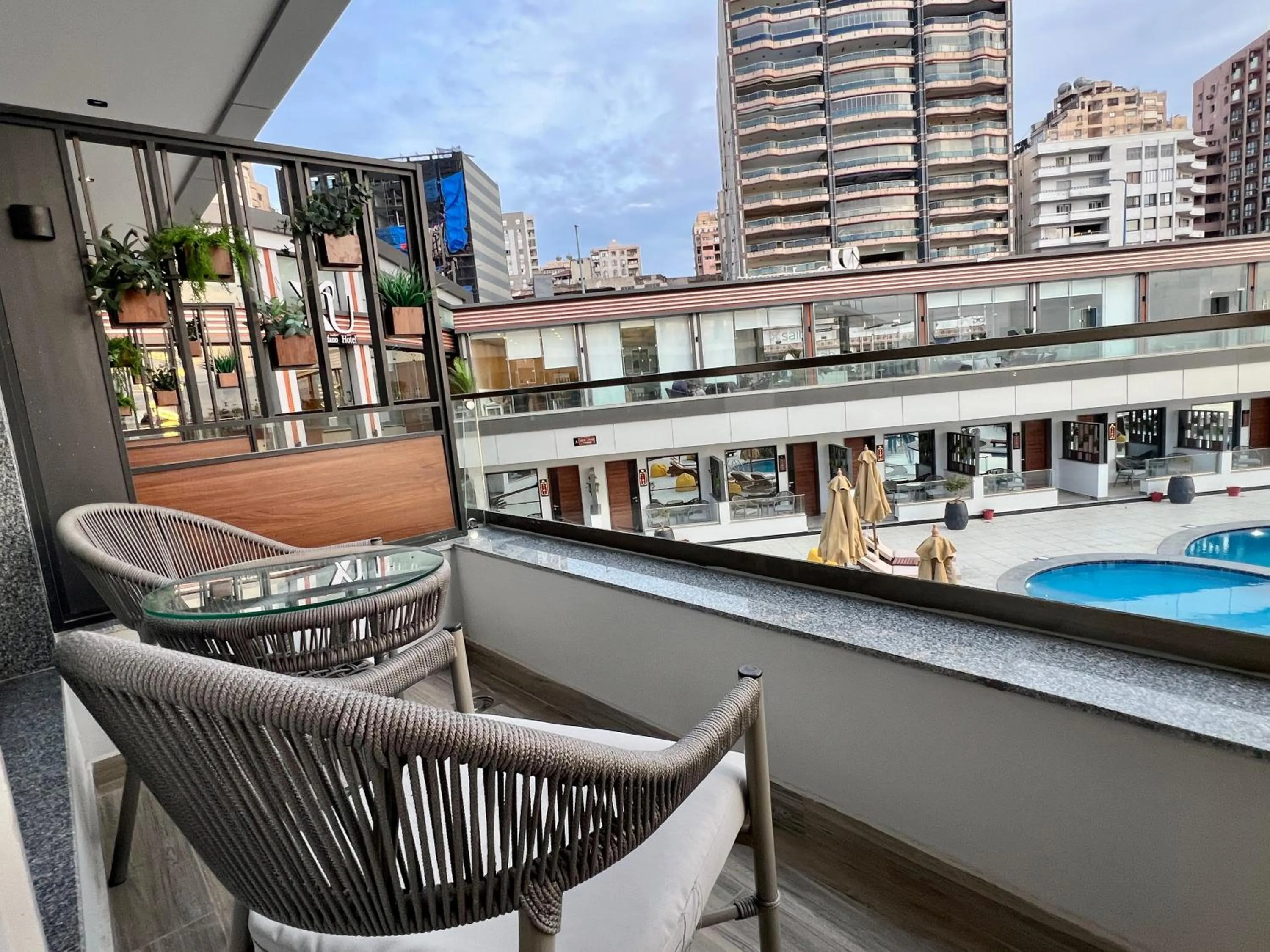 Balcony/Terrace in XU San Stefano Hotel Alexandria