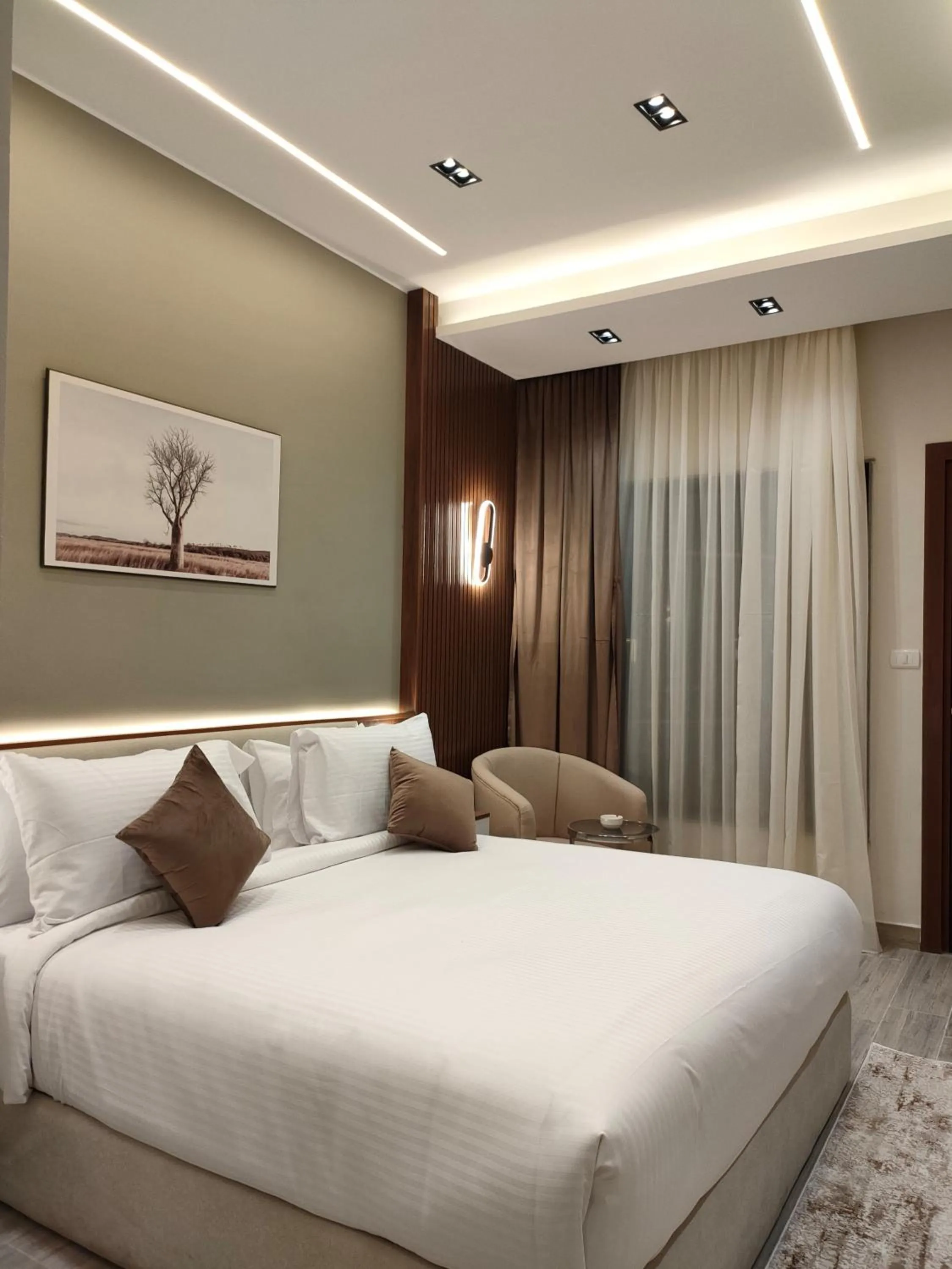 Bed in XU San Stefano Hotel Alexandria