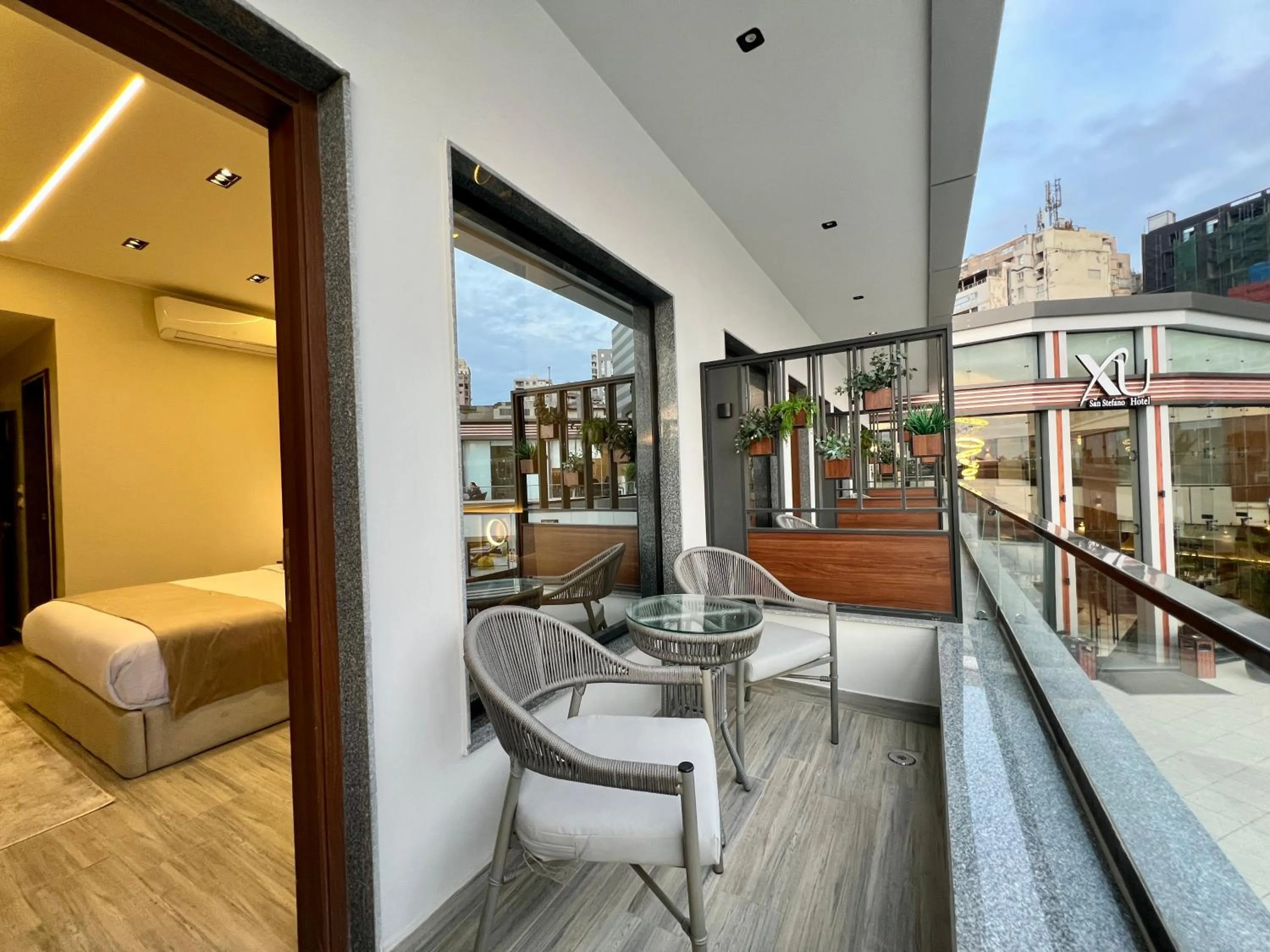 Balcony/Terrace in XU San Stefano Hotel Alexandria