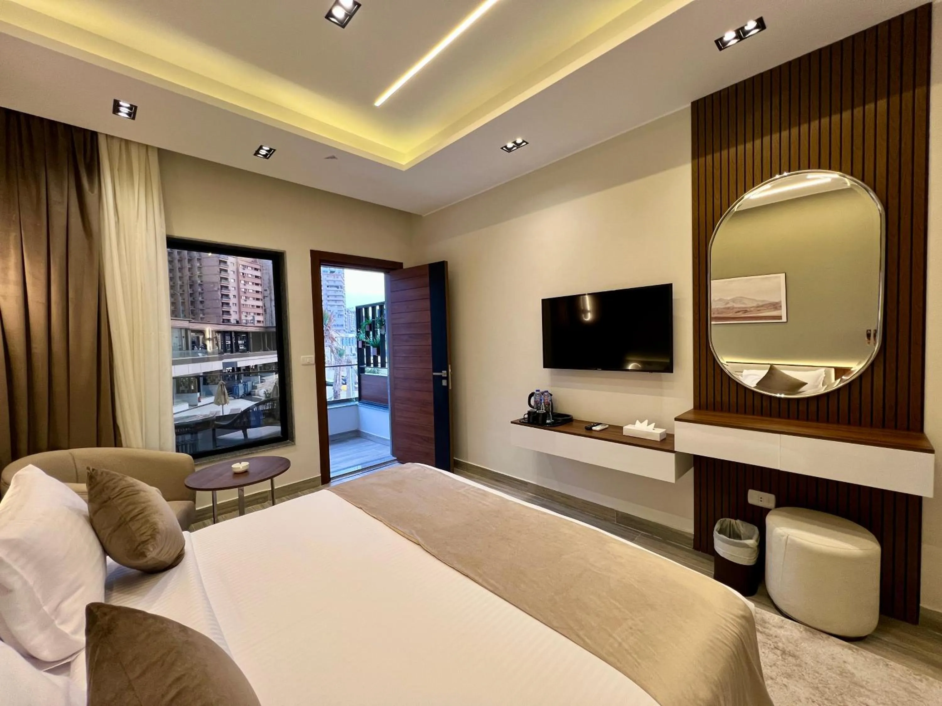 Photo of the whole room, Bed in XU San Stefano Hotel Alexandria