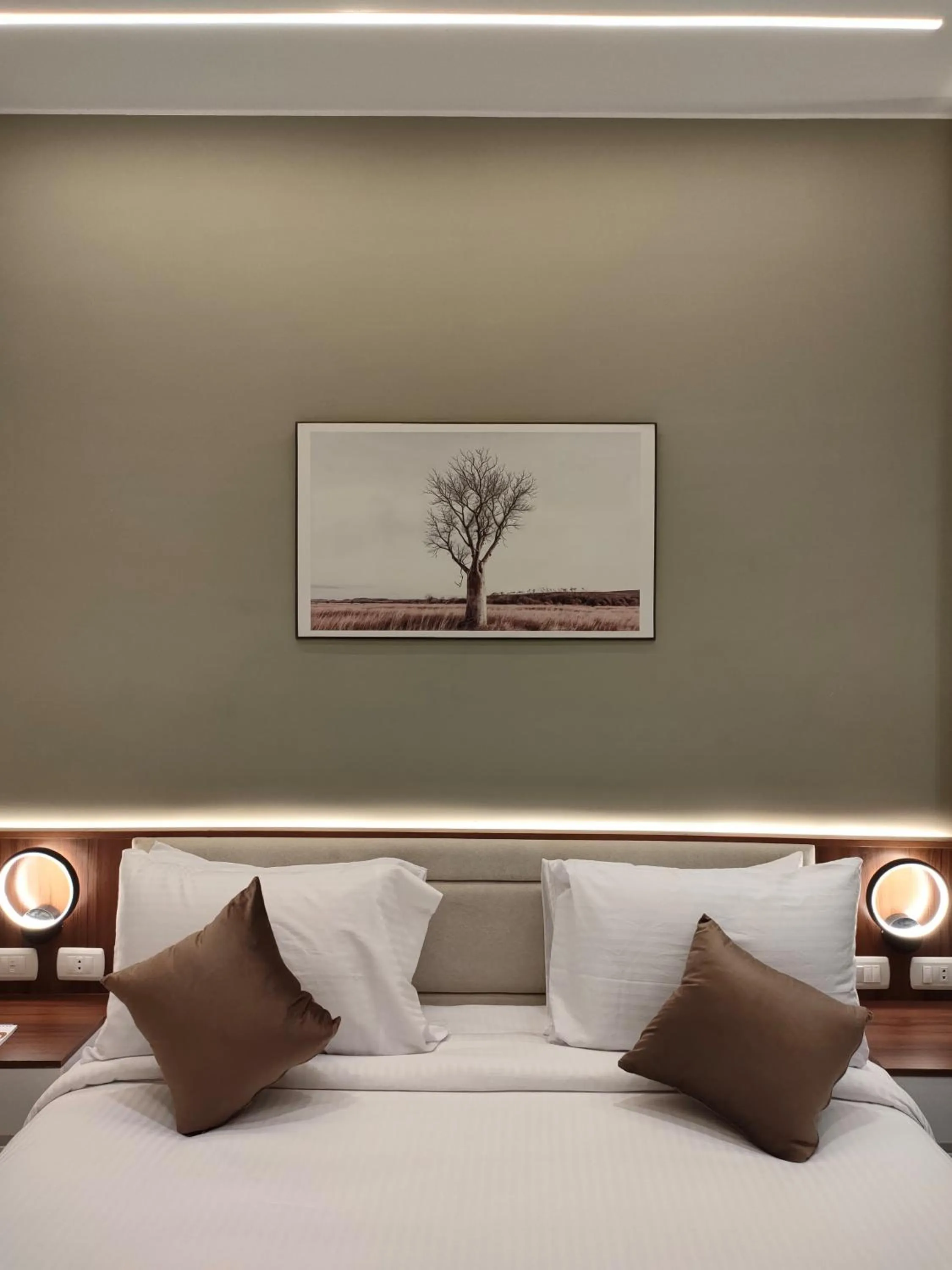 Bed in XU San Stefano Hotel Alexandria