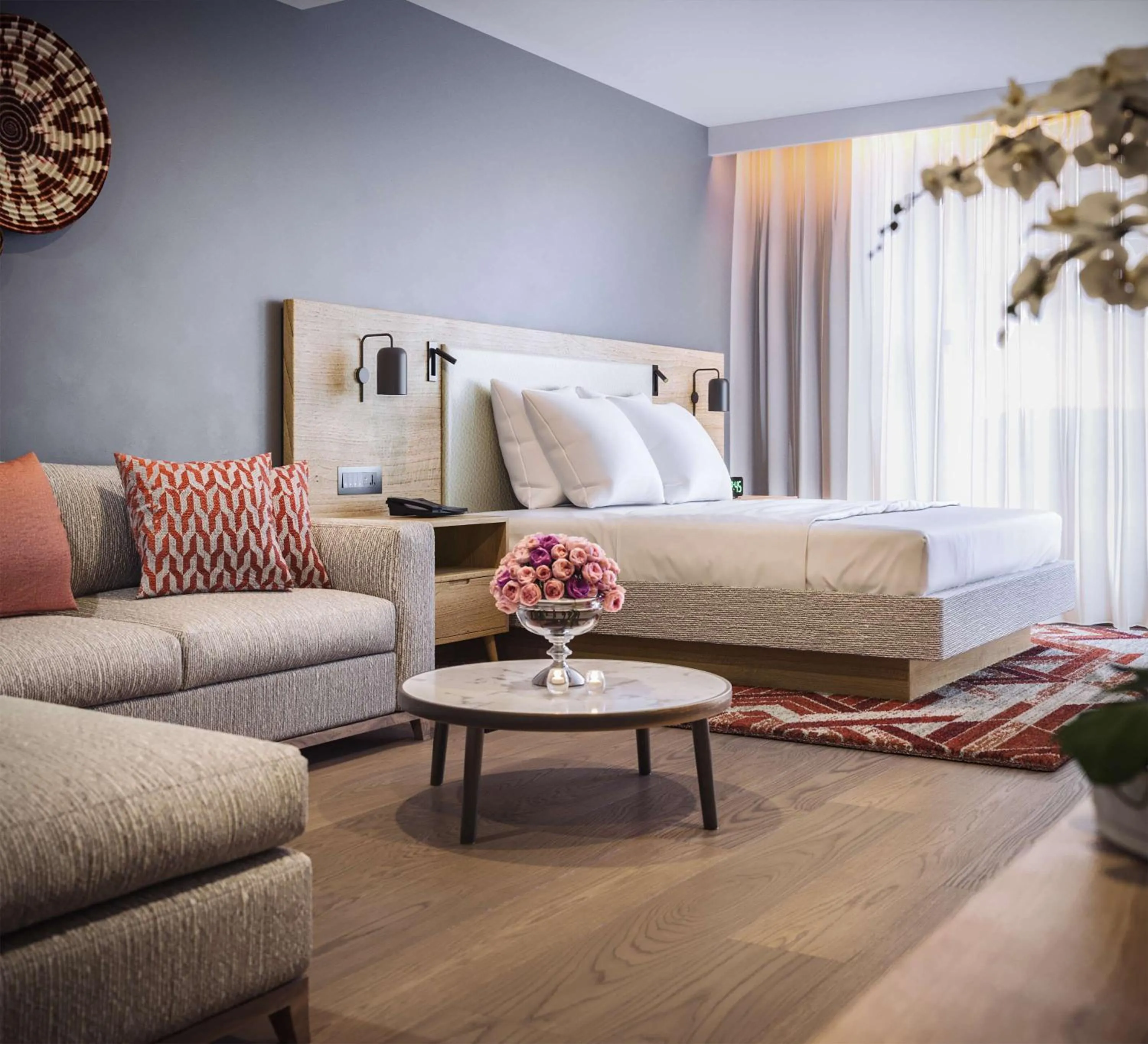 Bed in Hyatt House Nairobi Westlands