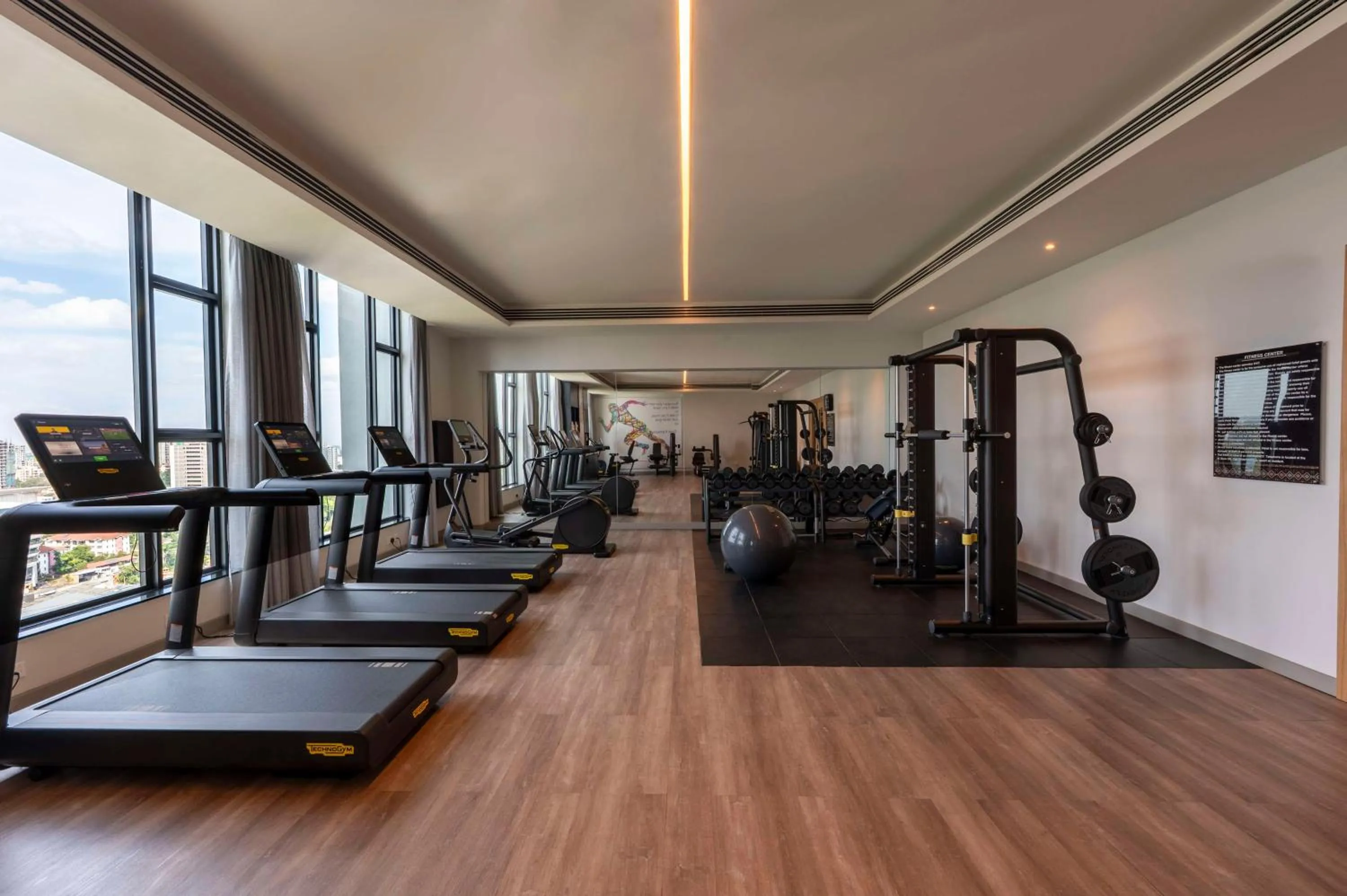 Fitness centre/facilities in Hyatt House Nairobi Westlands