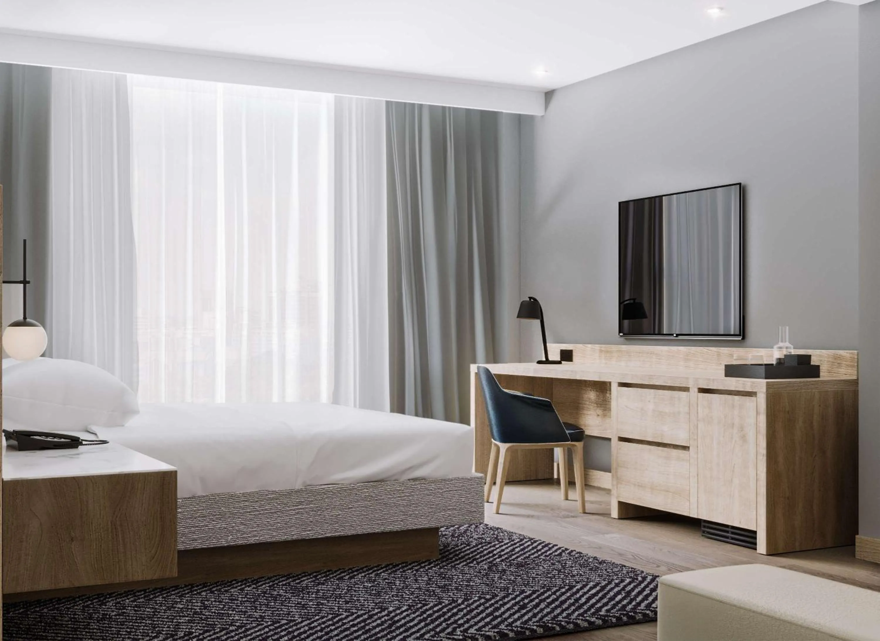 Bed in Hyatt House Nairobi Westlands