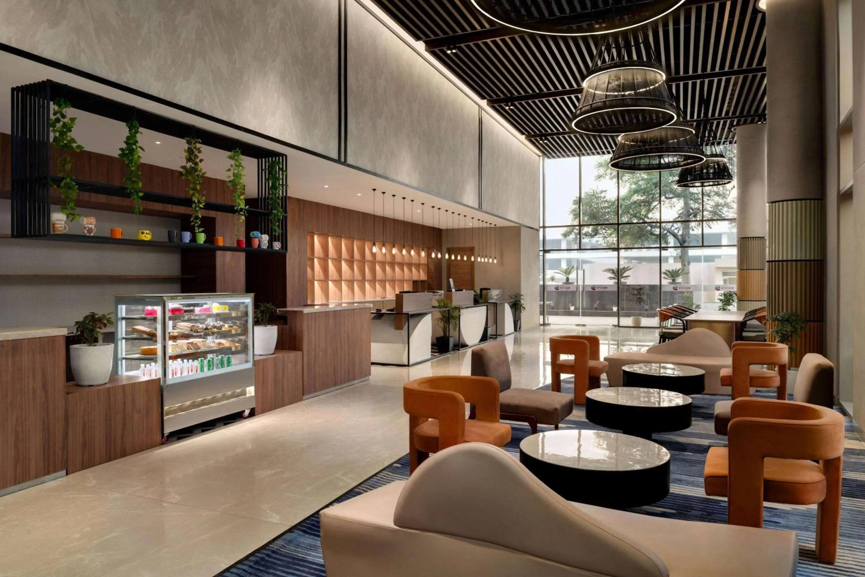 Lobby or reception in Ramada Encore By Wyndham Bhiwadi Phool Bagh Chowk